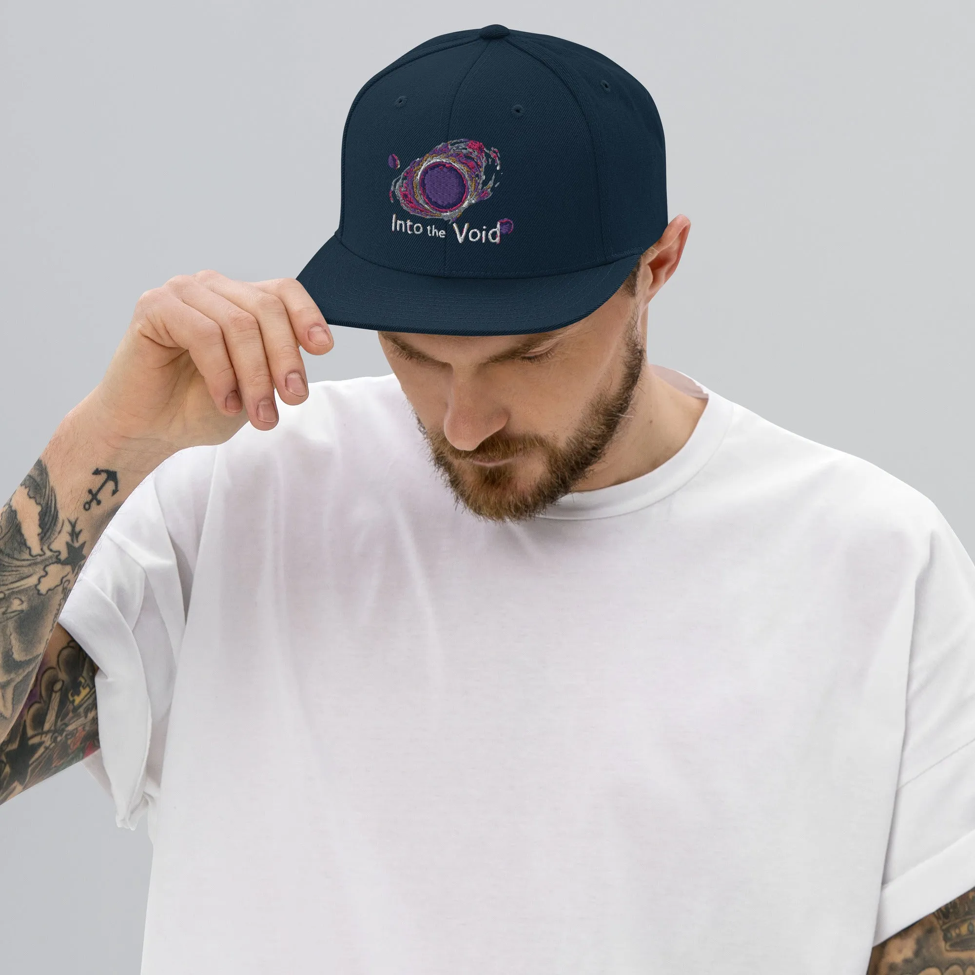 Into the void Snapback Hat - StyleMZ