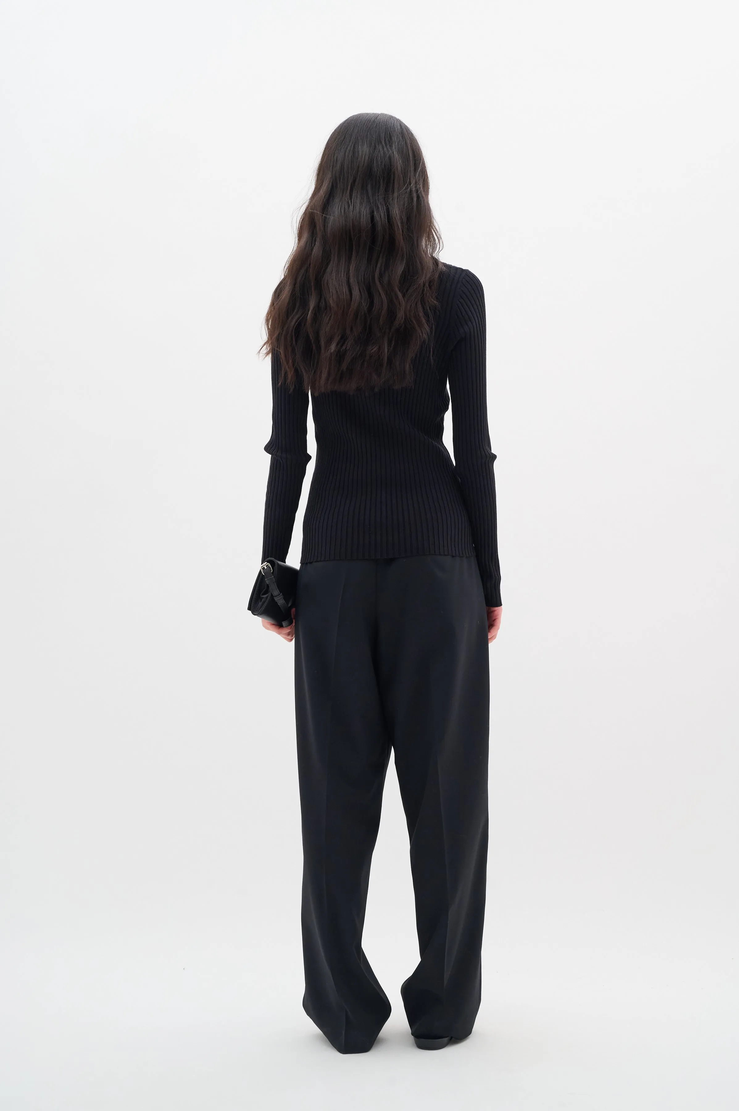 Inwear Jirai Ribbed Knit Jumper In Black