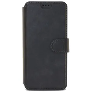 iPhone 13 Mini Case, Leather Wallet Case, Color Black.