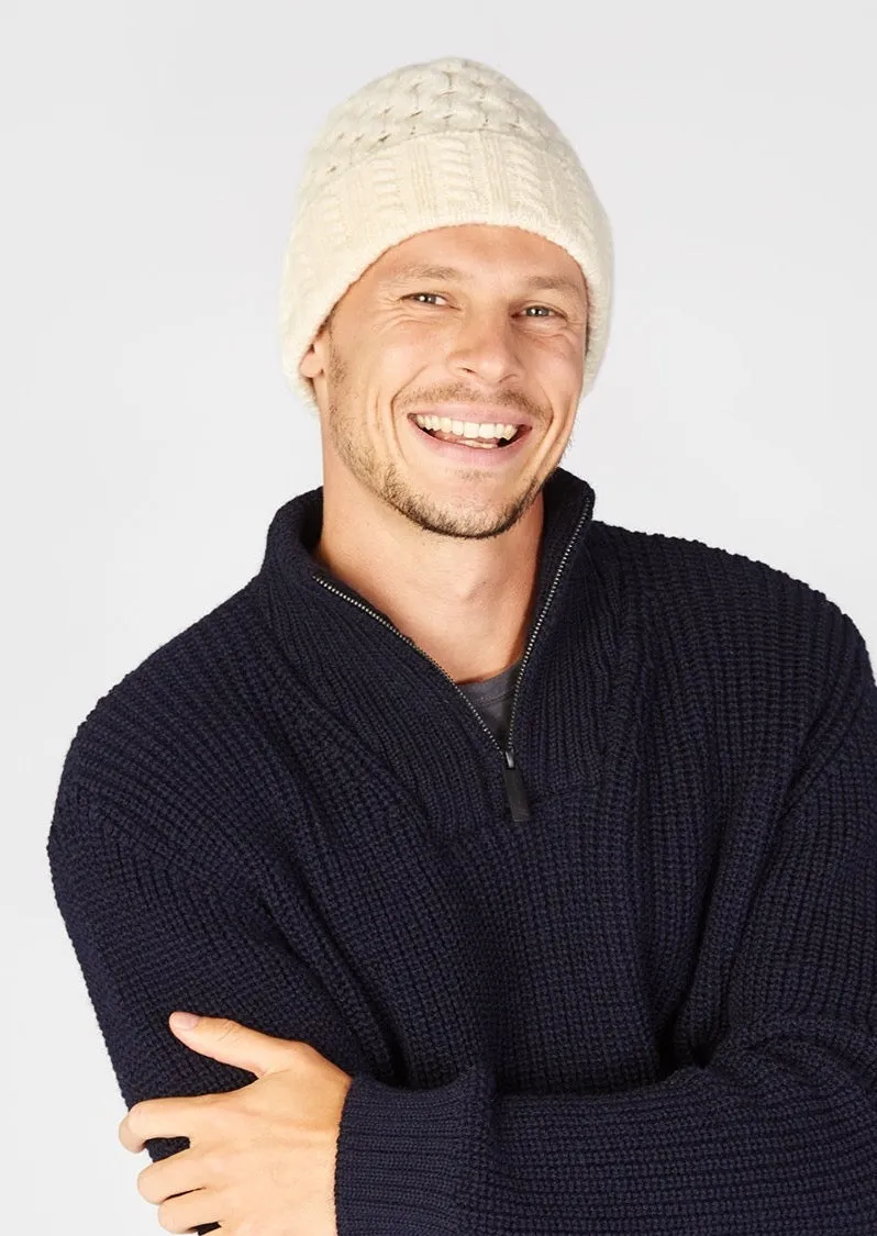 IrelandsEye Luxe Aran Hat | Natural