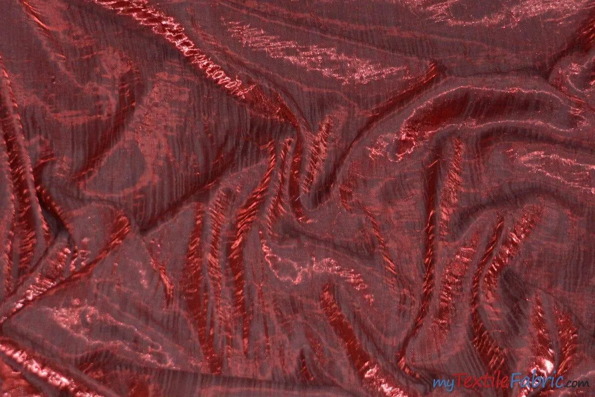 Iridescent Crush Shimmer Fabric | Iridescent Fabric | 54" Wide | Multiple Colors | Wholesale Bolt |