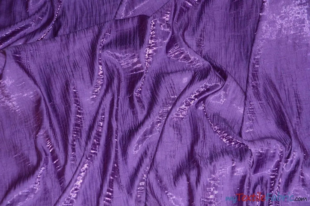 Iridescent Crush Shimmer Fabric | Iridescent Fabric | 54" Wide | Multiple Colors | Wholesale Bolt |