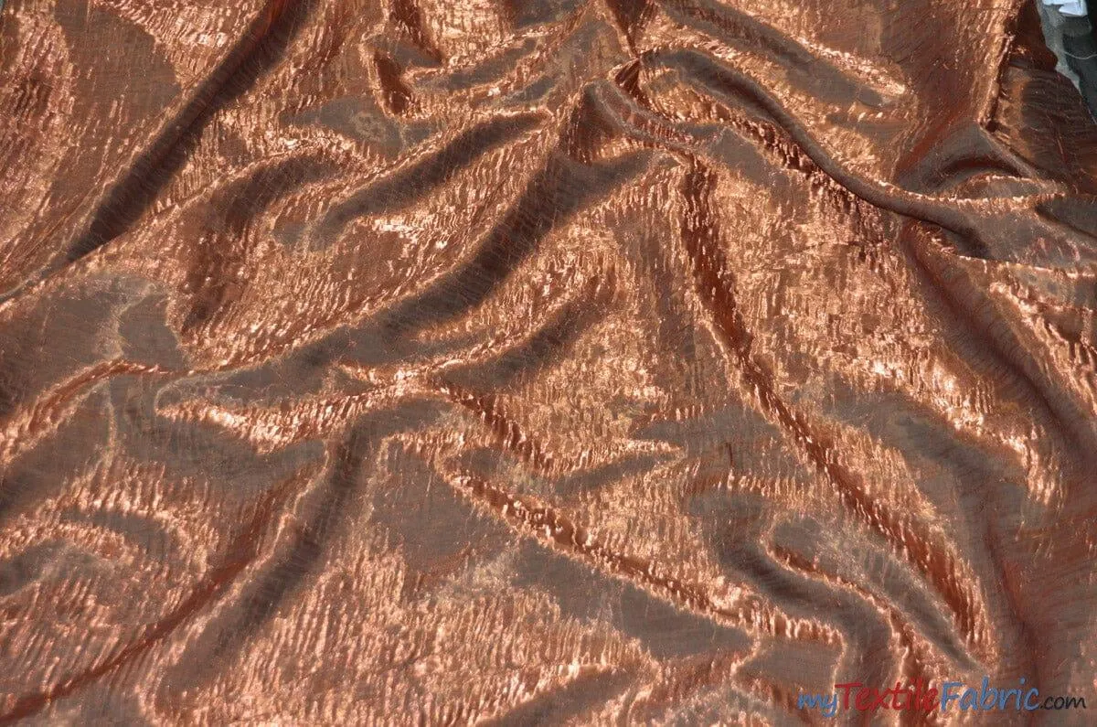 Iridescent Crush Shimmer Fabric | Iridescent Fabric | 54" Wide | Multiple Colors | Wholesale Bolt |