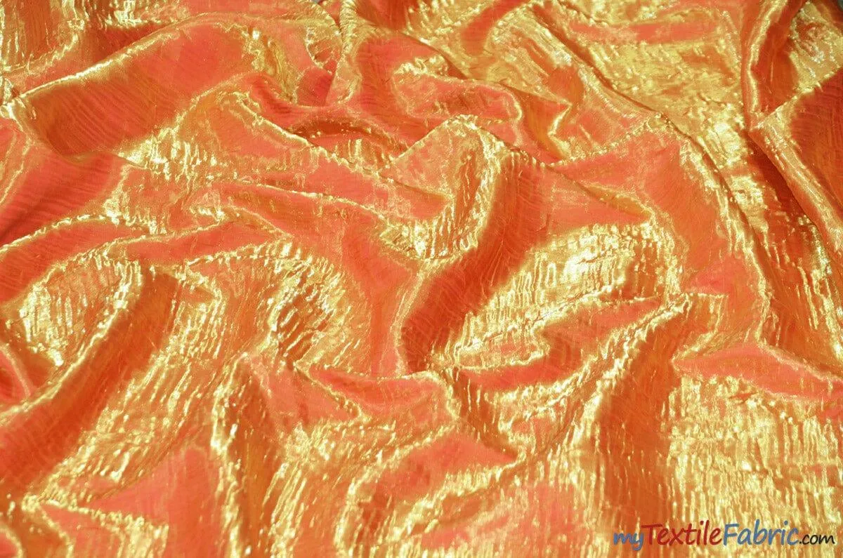 Iridescent Crush Shimmer Fabric | Iridescent Fabric | 54" Wide | Multiple Colors | Wholesale Bolt |