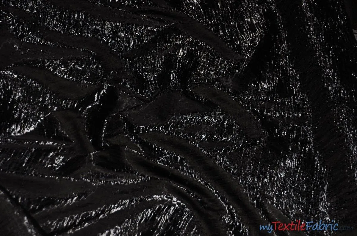 Iridescent Crush Shimmer Fabric | Iridescent Fabric | 54" Wide | Multiple Colors | Wholesale Bolt |