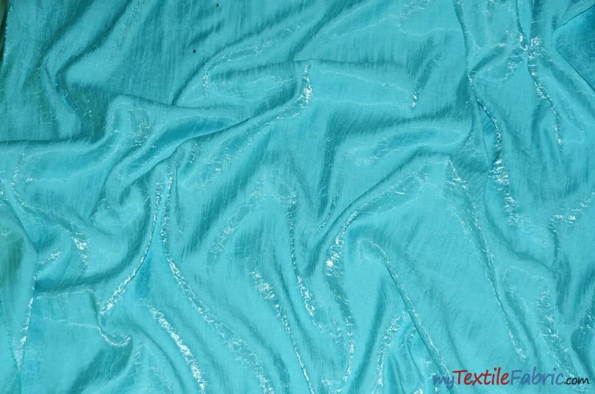 Iridescent Crush Shimmer Fabric | Iridescent Fabric | 54" Wide | Multiple Colors | Wholesale Bolt |