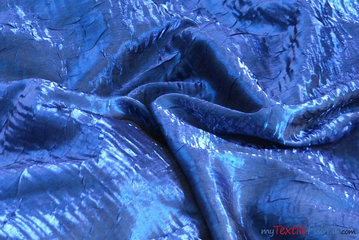 Iridescent Crush Shimmer Fabric | Iridescent Fabric | 54" Wide | Multiple Colors | Wholesale Bolt |