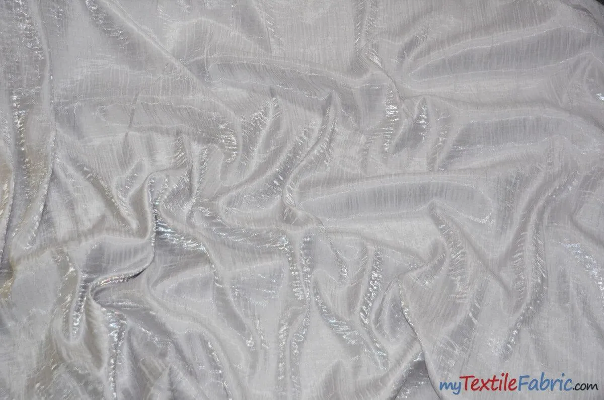 Iridescent Crush Shimmer Fabric | Iridescent Fabric | 54" Wide | Multiple Colors | Wholesale Bolt |