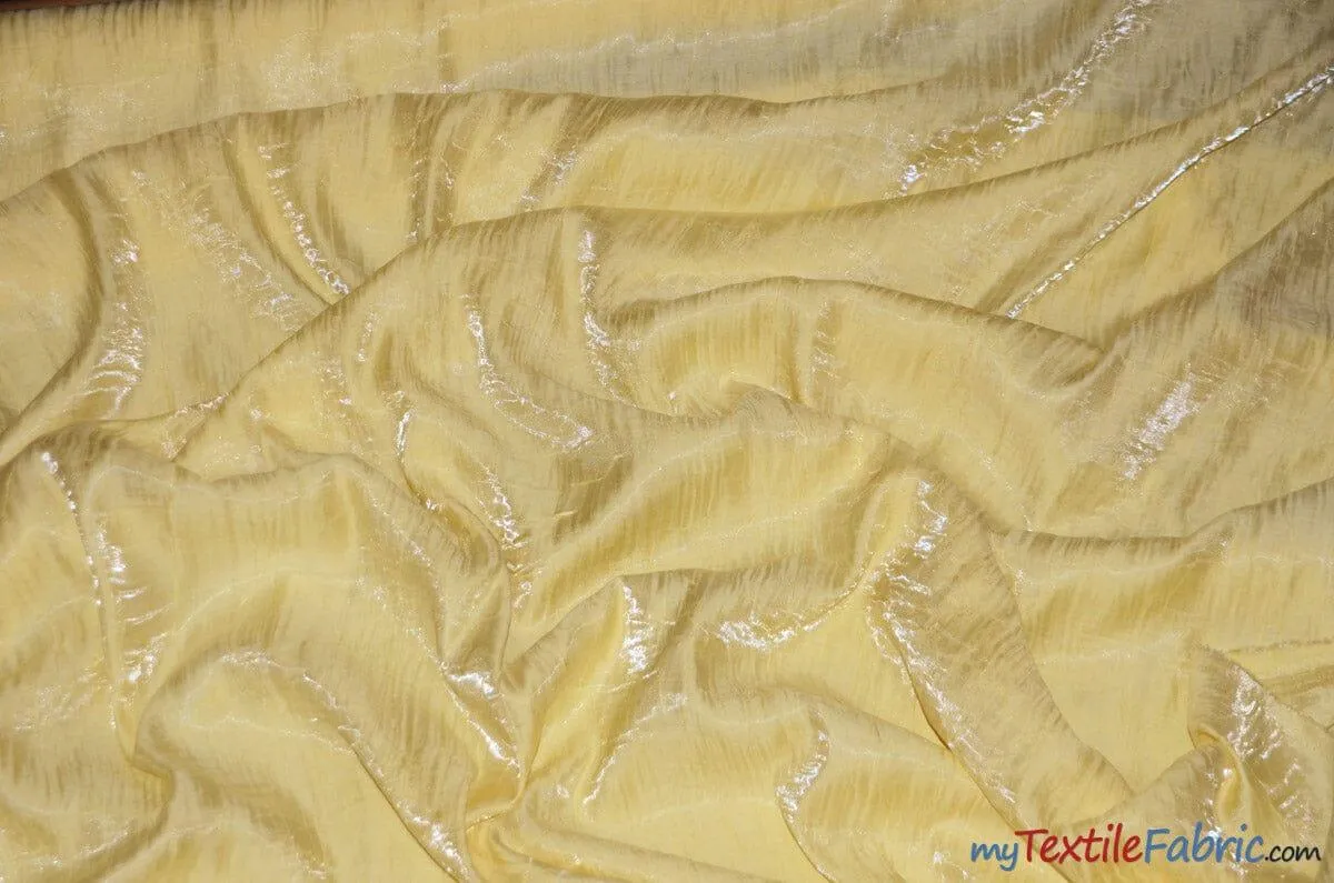 Iridescent Crush Shimmer Fabric | Iridescent Fabric | 54" Wide | Multiple Colors | Wholesale Bolt |