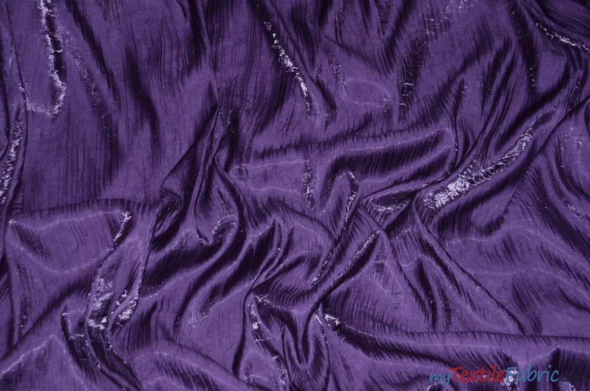 Iridescent Crush Shimmer Fabric | Iridescent Fabric | 54" Wide | Multiple Colors | Wholesale Bolt |
