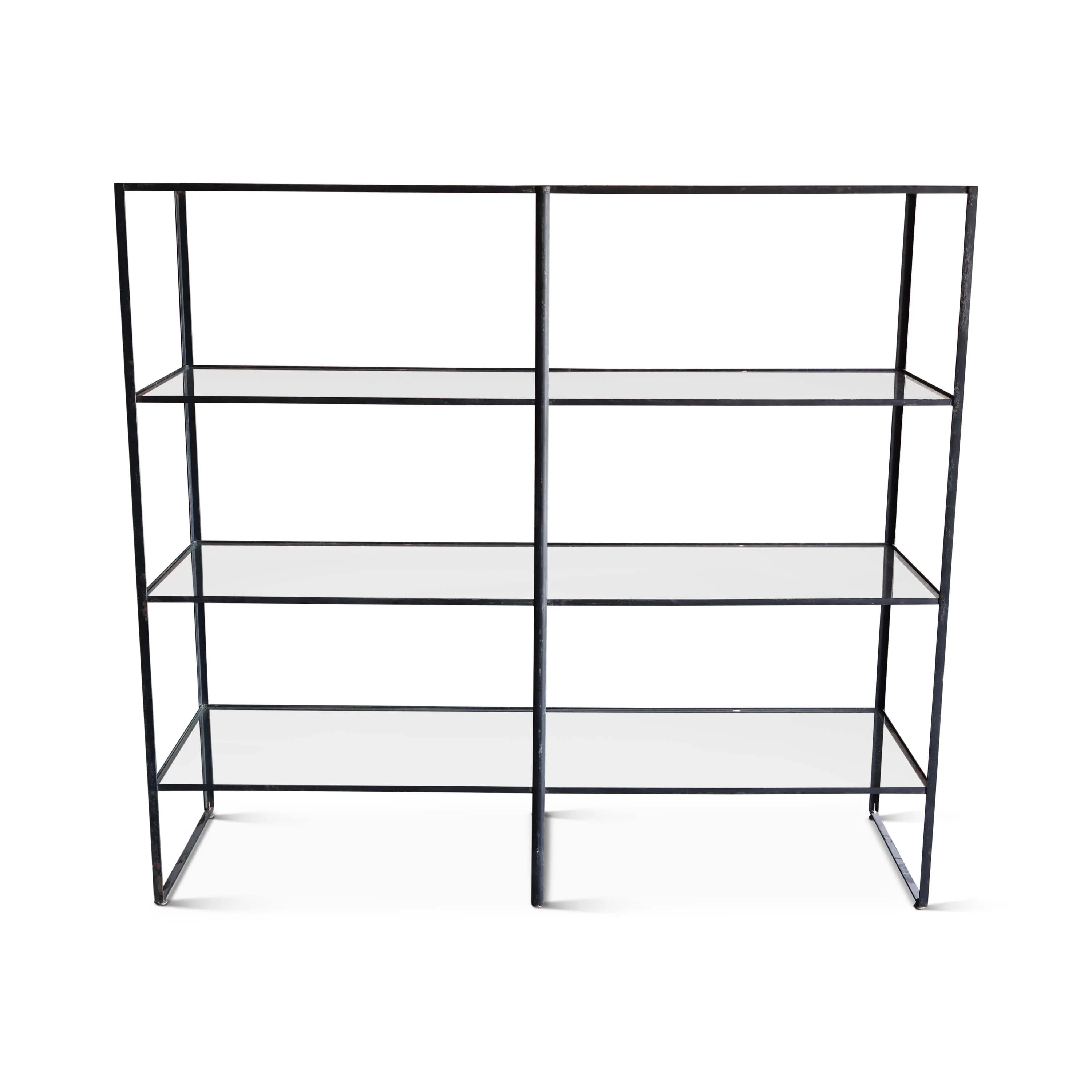 Iron and Glass Etagere by Frederick Wienberg