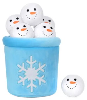 Iscream Snow Much Fun Snowballs Fleece Plush