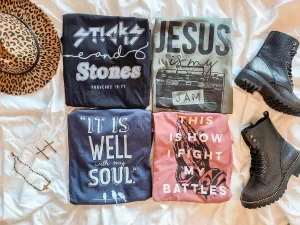 IT IS WELL WITH MY SOUL GRAPHIC TEE