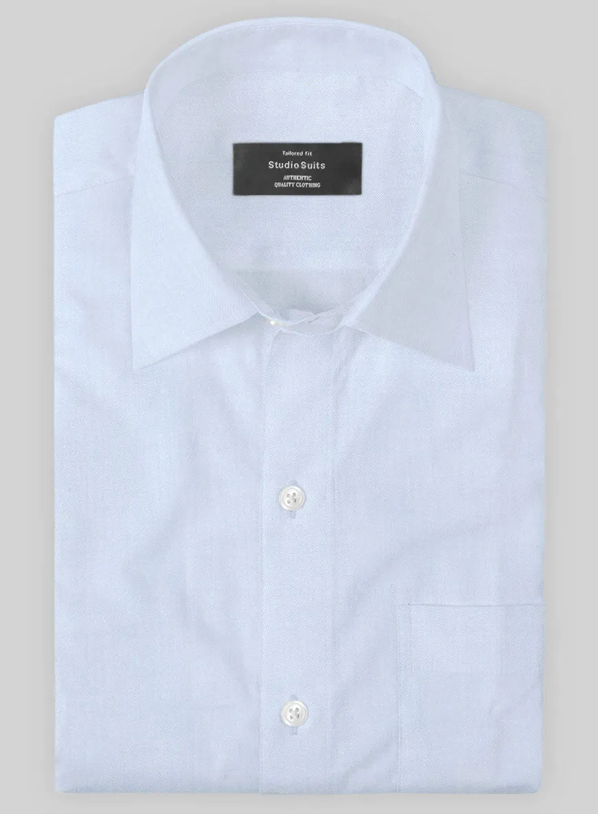 Italian Blue Twill Shirt