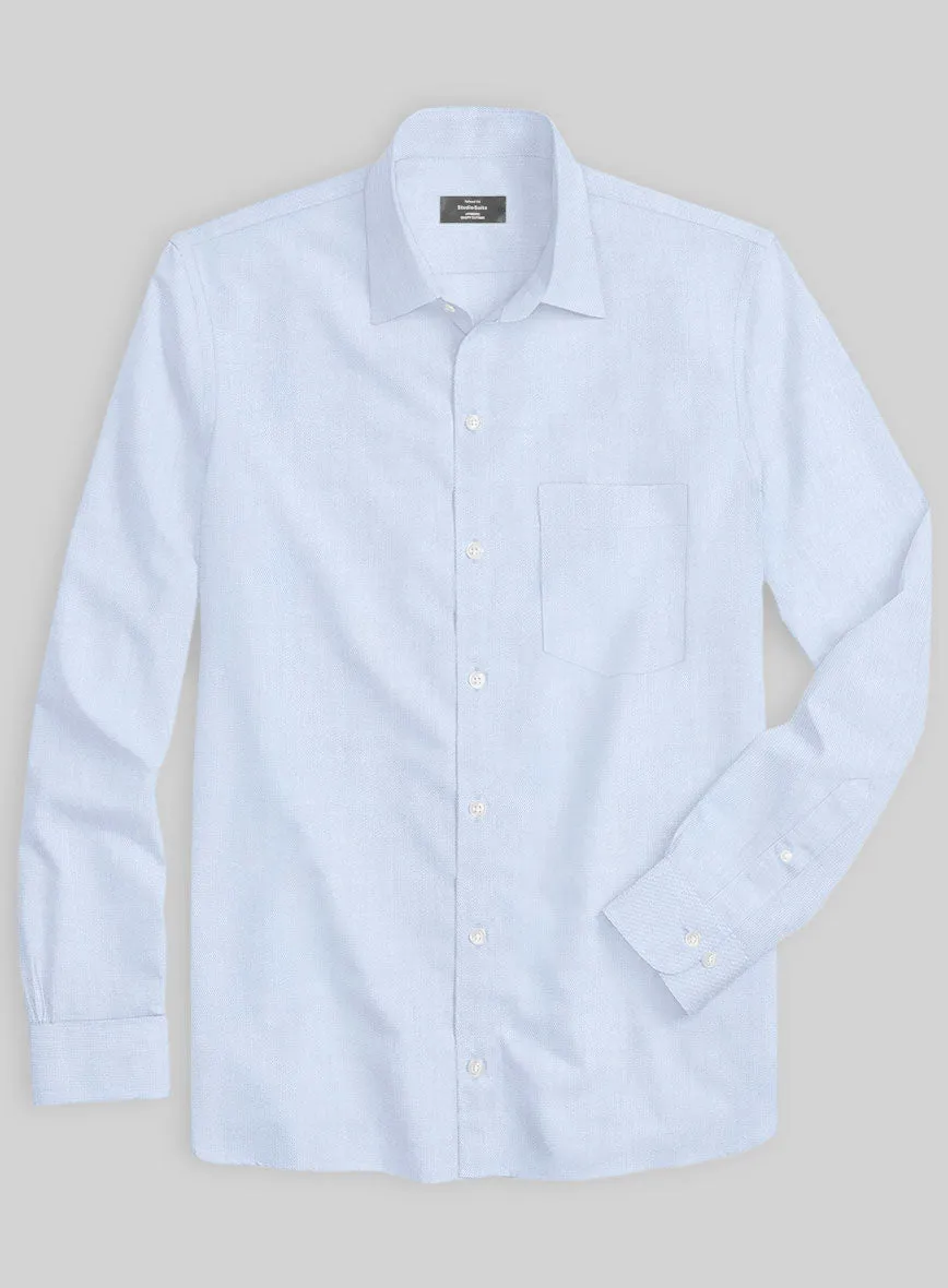 Italian Blue Twill Shirt