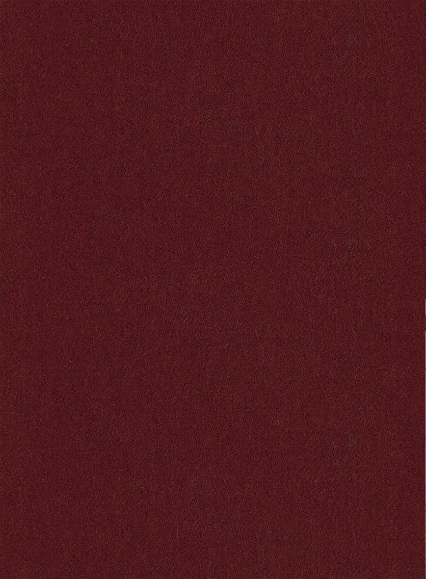 Italian Ospero Maroon Wool Jacket
