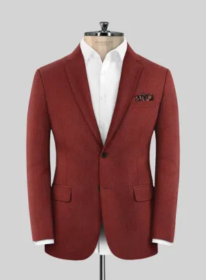 Italian Plicio Auburn Wool Jacket