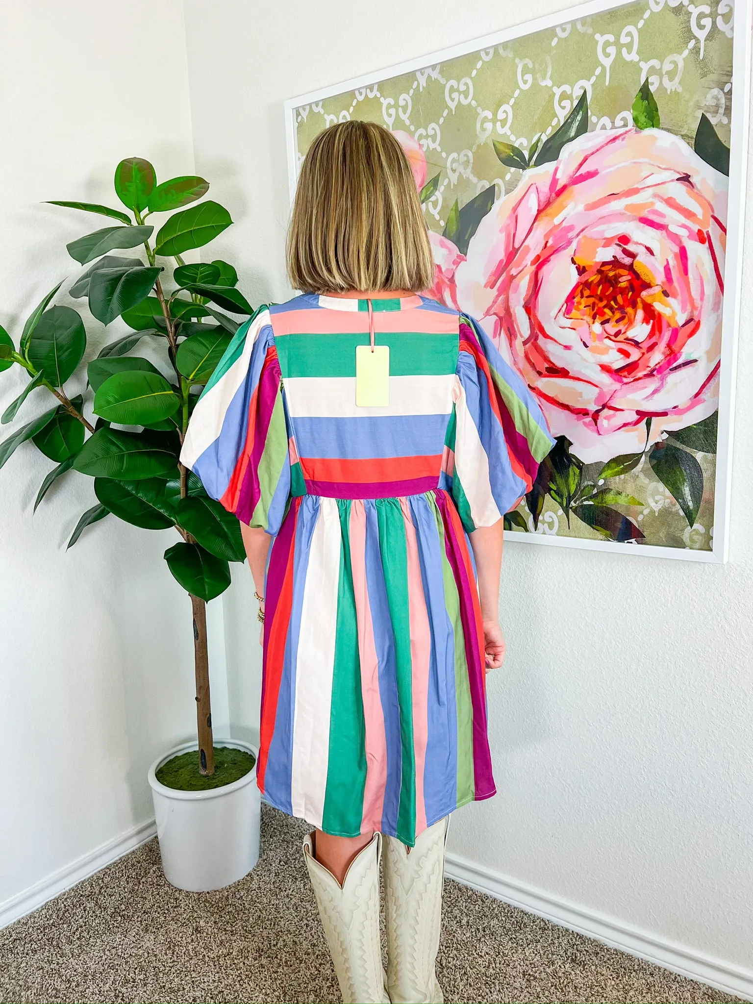 It's Only Fair Mini Dress - Fall Multi