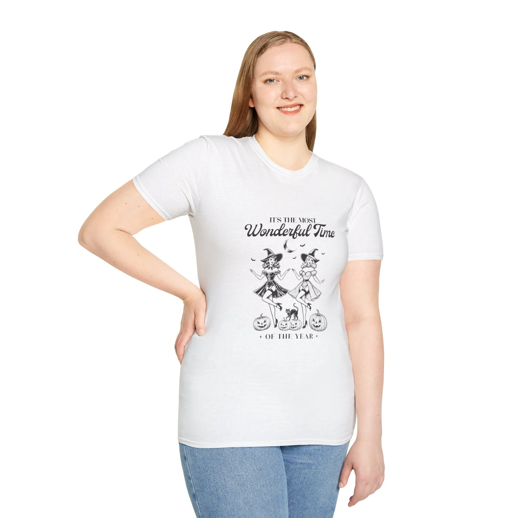 It's the most wonderful time of the year Witchy Edition Unisex Softstyle T-Shirt