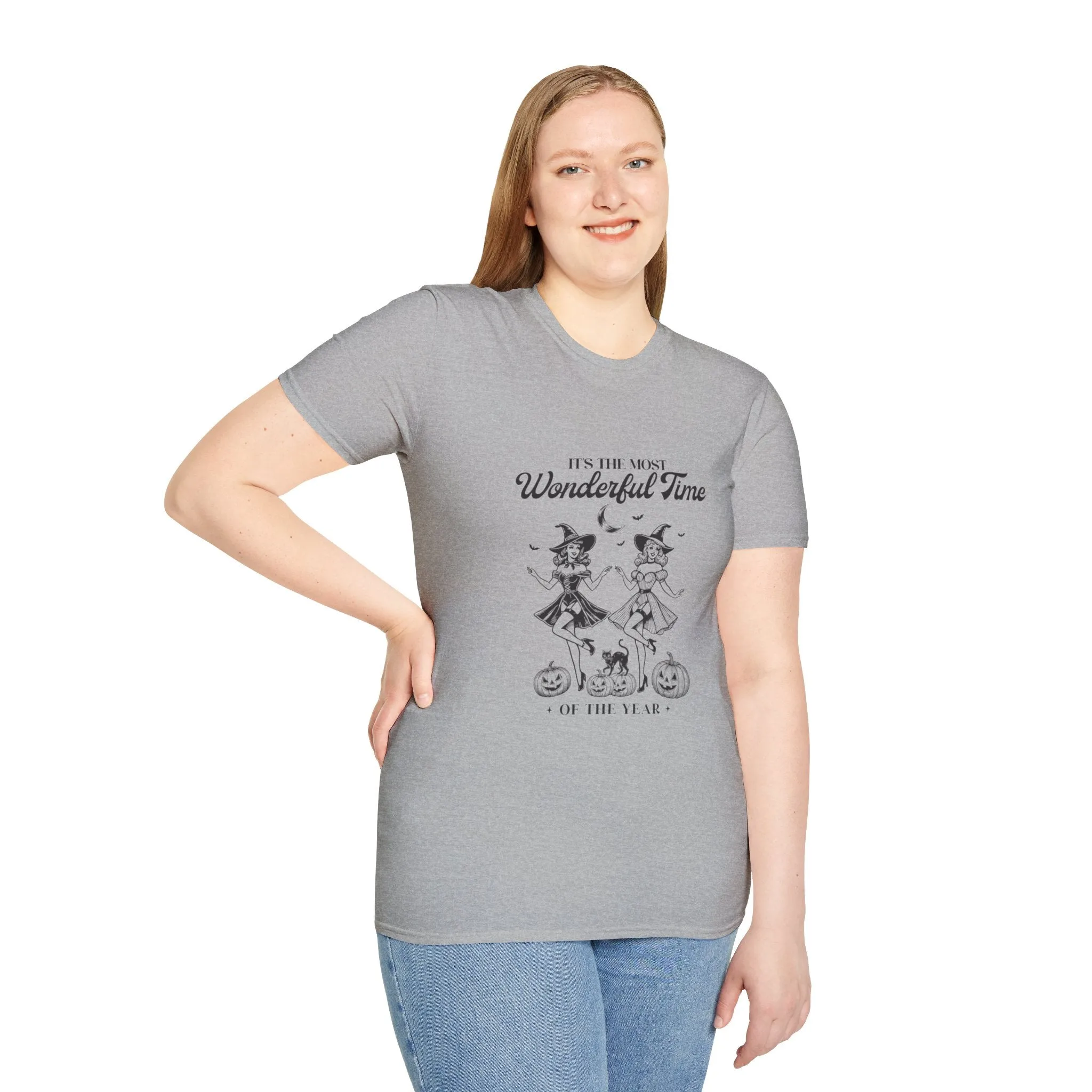 It's the most wonderful time of the year Witchy Edition Unisex Softstyle T-Shirt