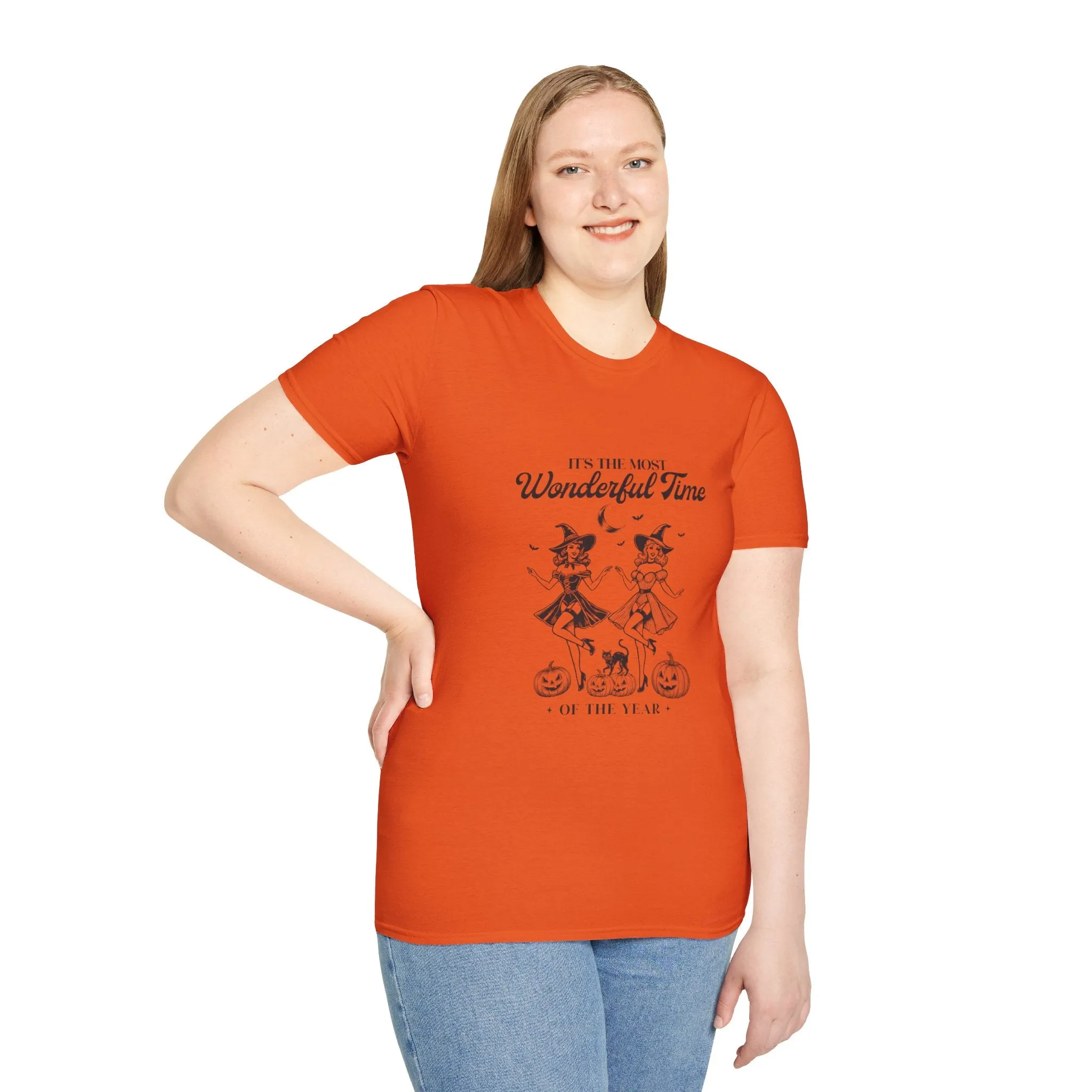 It's the most wonderful time of the year Witchy Edition Unisex Softstyle T-Shirt