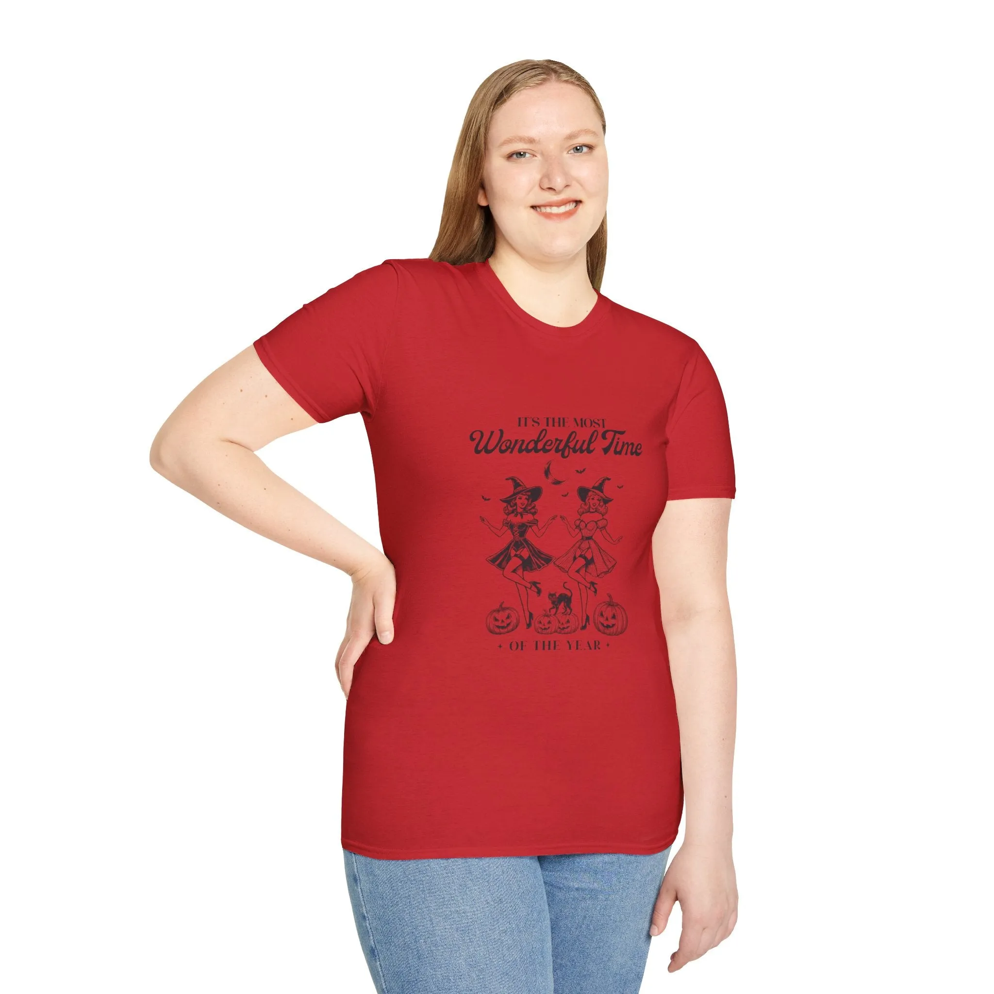 It's the most wonderful time of the year Witchy Edition Unisex Softstyle T-Shirt