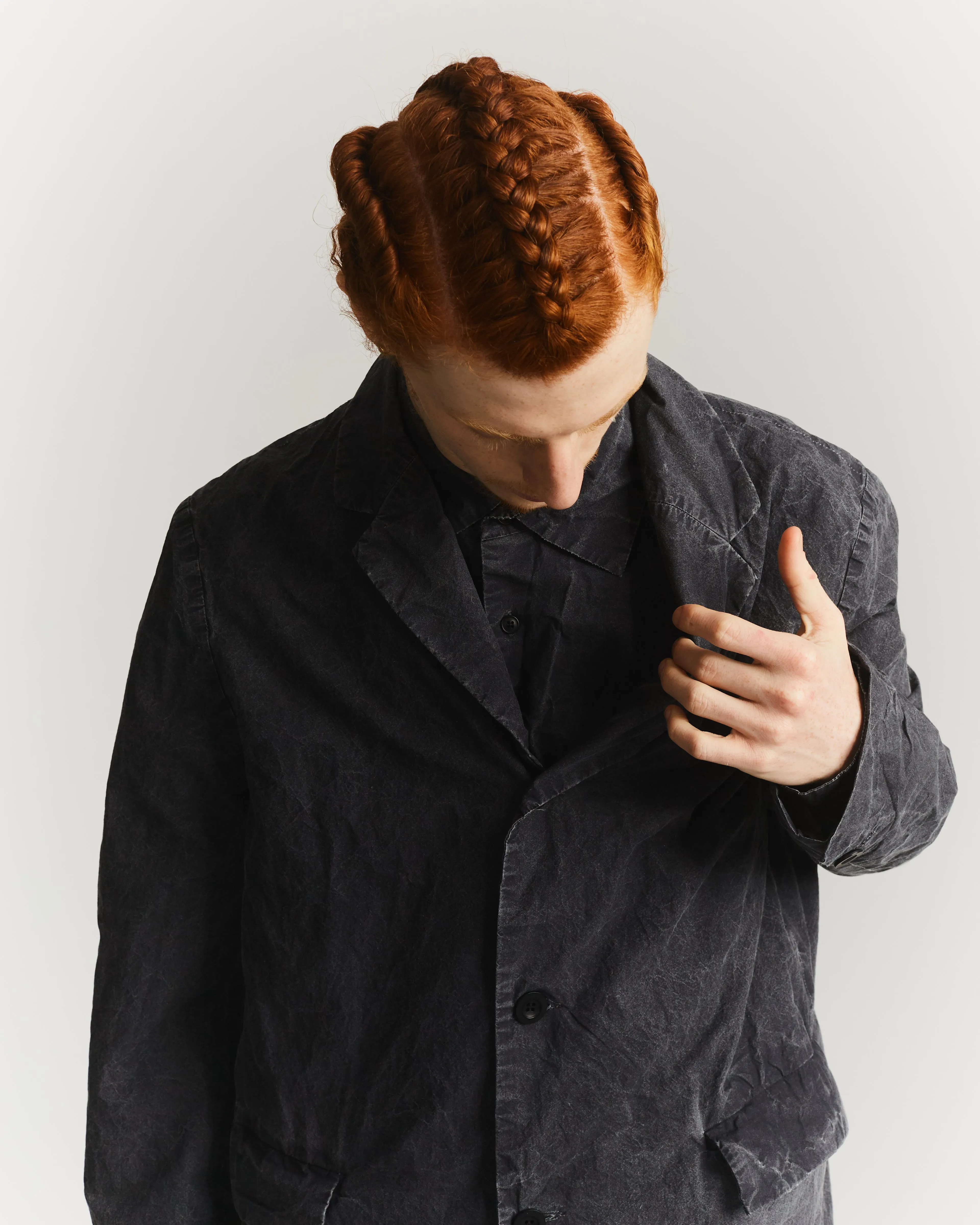 J JACKET - PRINT UNI - BLACK