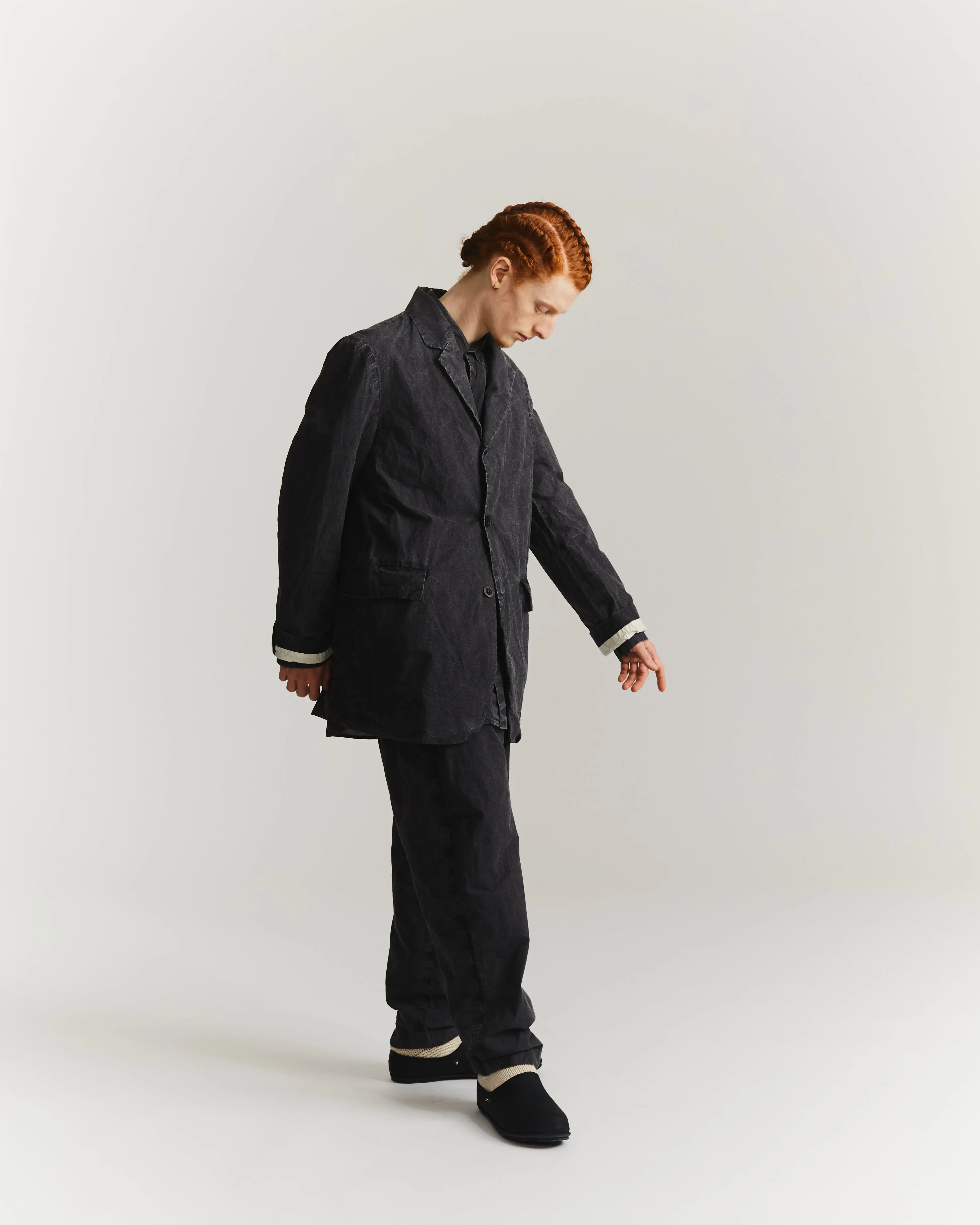 J JACKET - PRINT UNI - BLACK