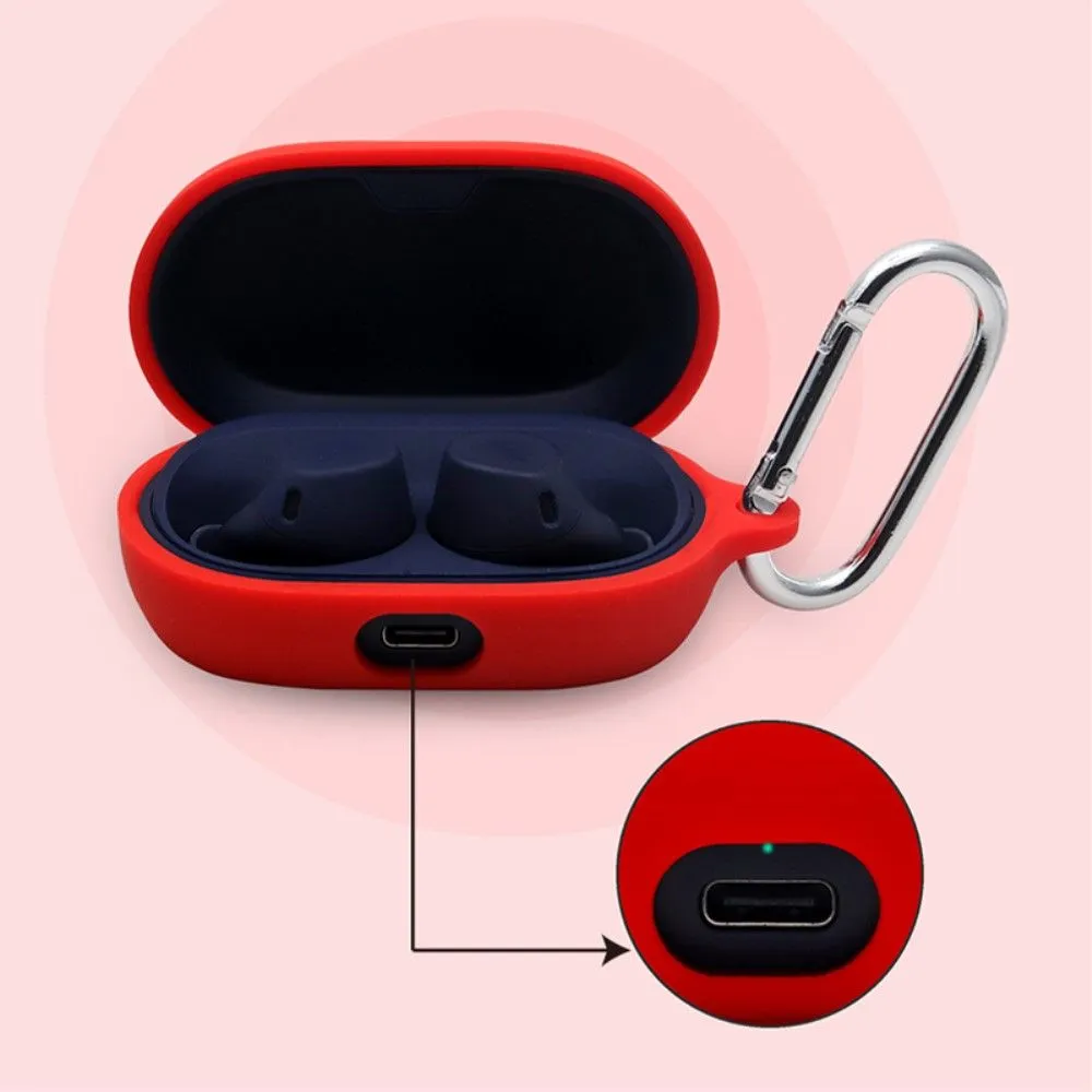 Jabra Elite 7 Active silicone case with keychain - Grey