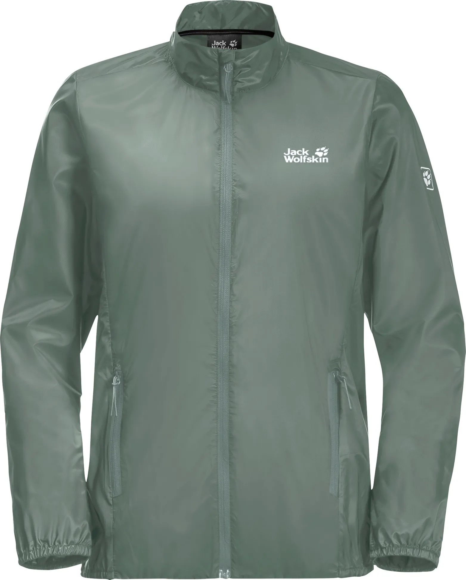 Jack Wolfskin Women&#x27;s Pack &amp; Go Windshell Hedge Green | Buy Jack Wolfskin Women&#x27;s Pack &amp; Go Windshell Hedge Green here | Outnorth
