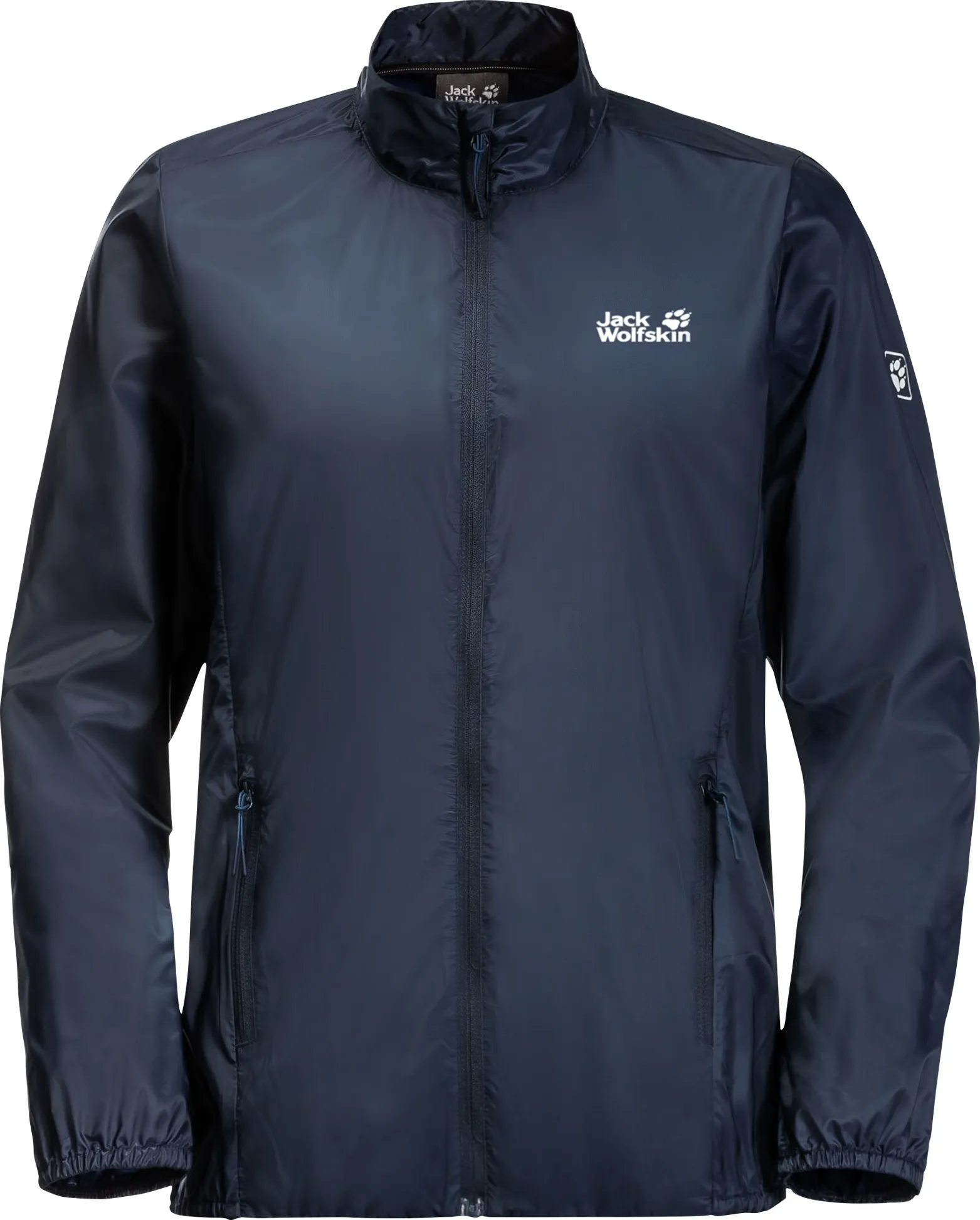 Jack Wolfskin Women&#x27;s Pack &amp; Go Windshell Night Blue | Buy Jack Wolfskin Women&#x27;s Pack &amp; Go Windshell Night Blue here | Outnorth