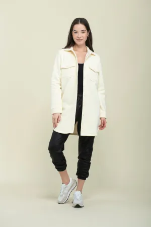 Jackie-Cozy Fleece Button-Up
