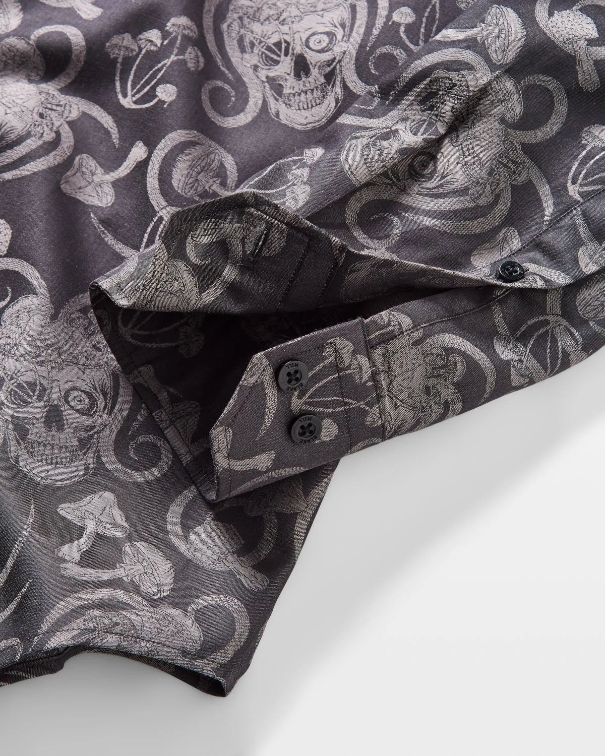 Jacquard Stoned Skulls Shirt