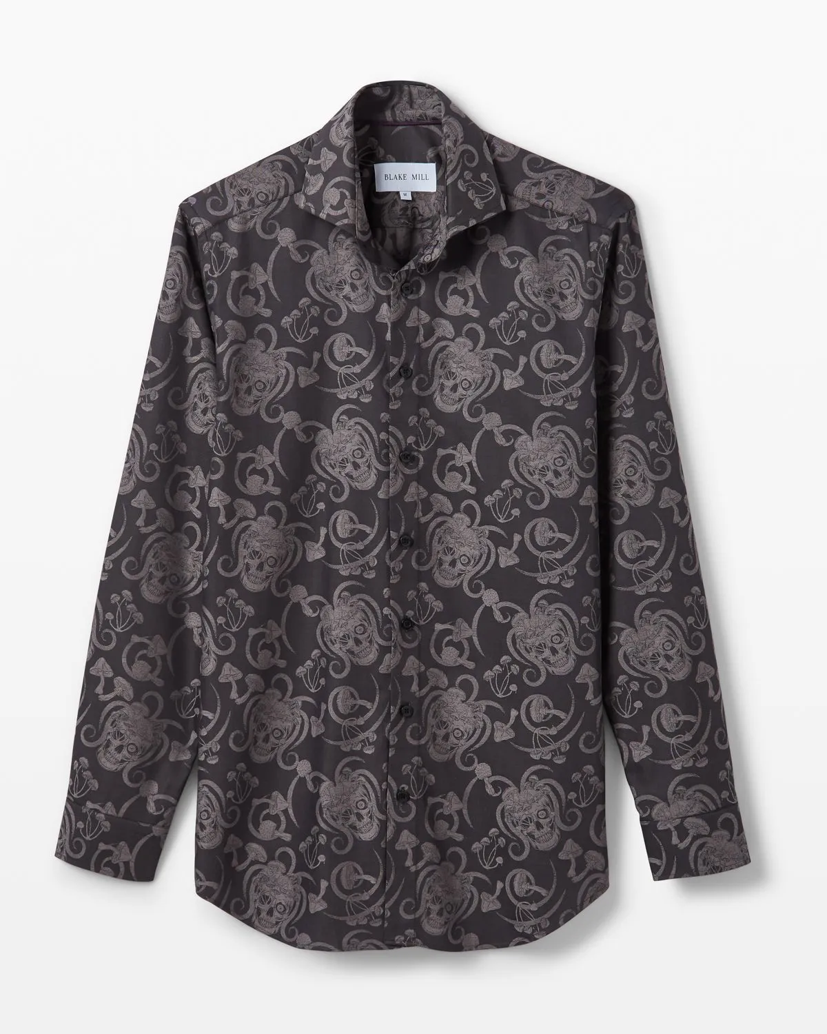 Jacquard Stoned Skulls Shirt