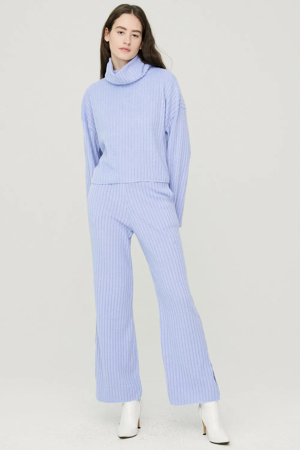 Janet Slit Relaxed Fit Pants