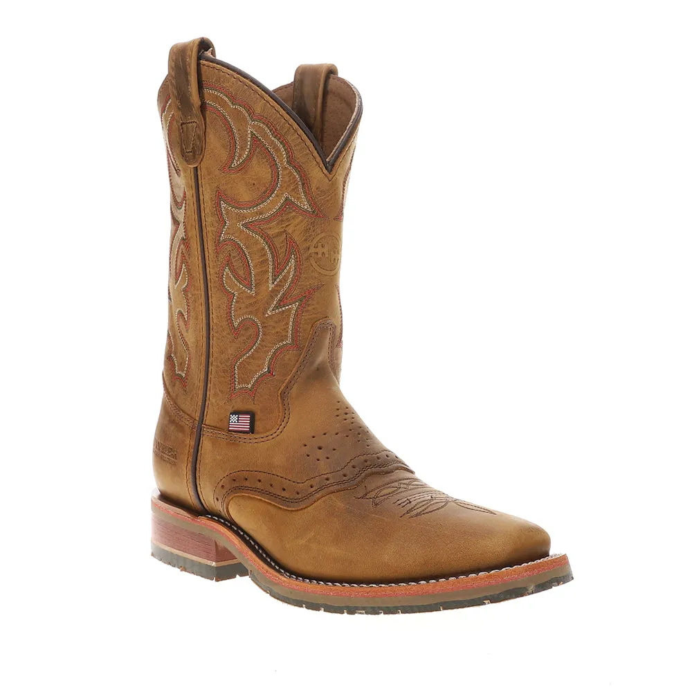 Jase 11 Inch Embroidered Electrical Soft Toe Work Boots