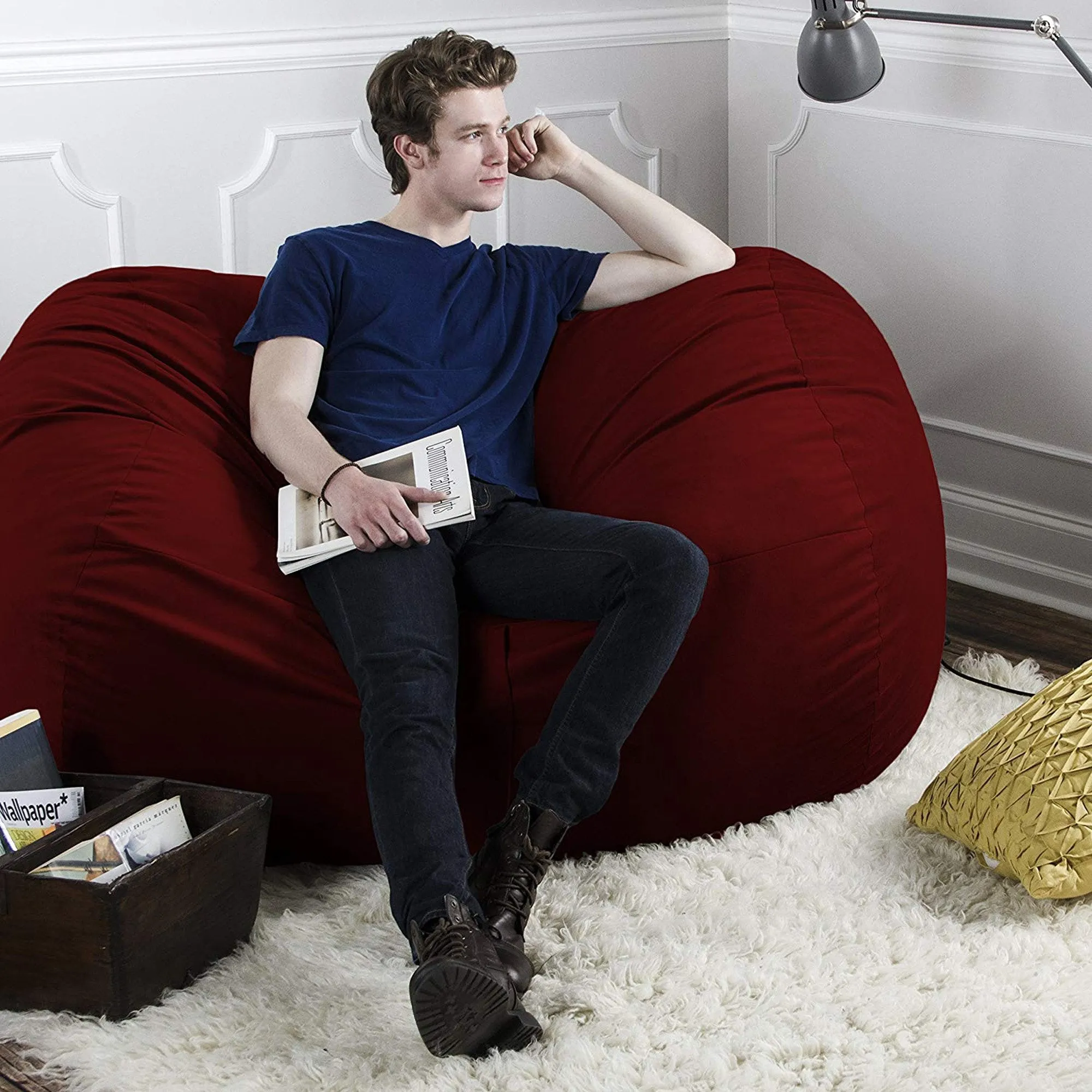 Jaxx 5.5' Loveseat Lounger Bean Bag