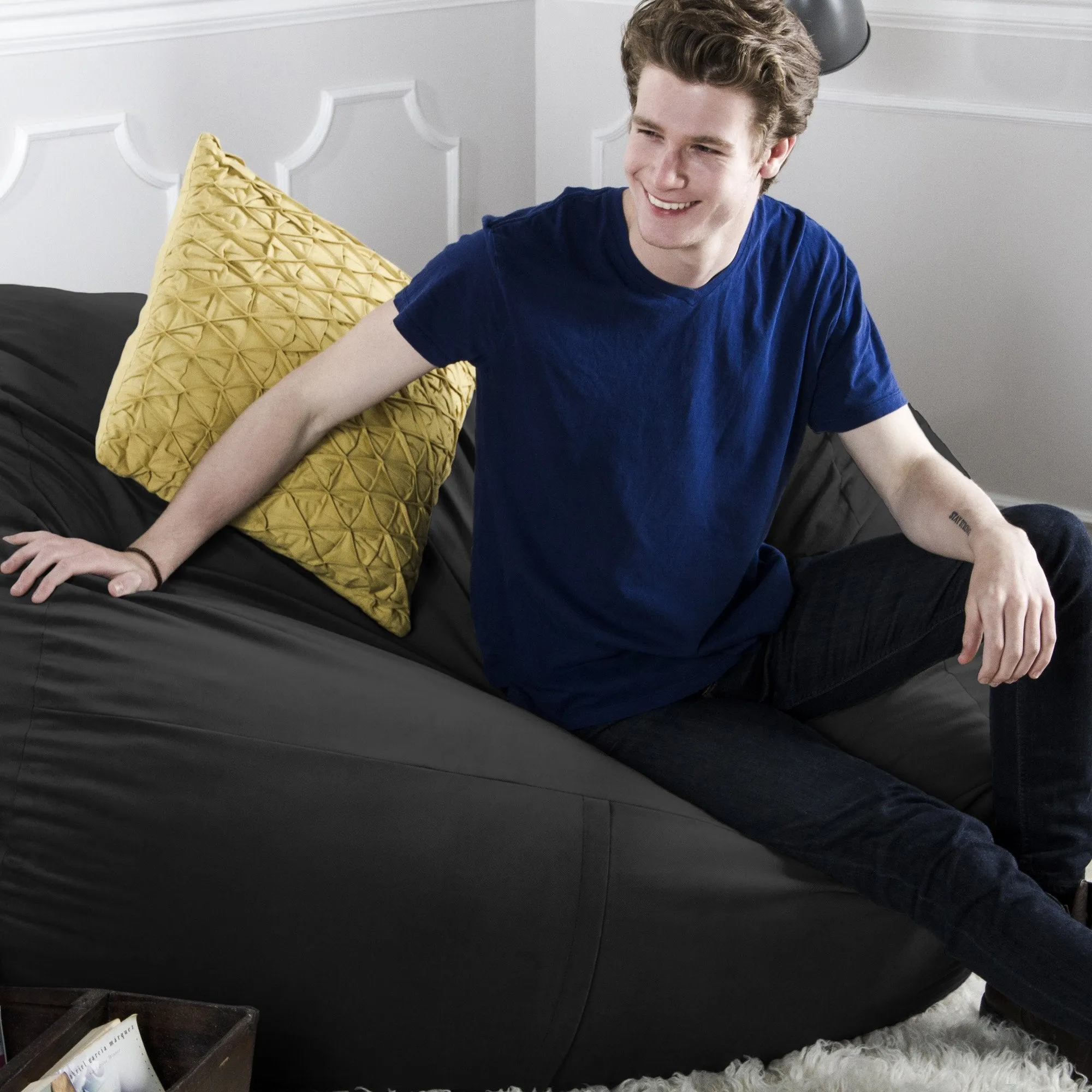 Jaxx 5.5' Loveseat Lounger Bean Bag