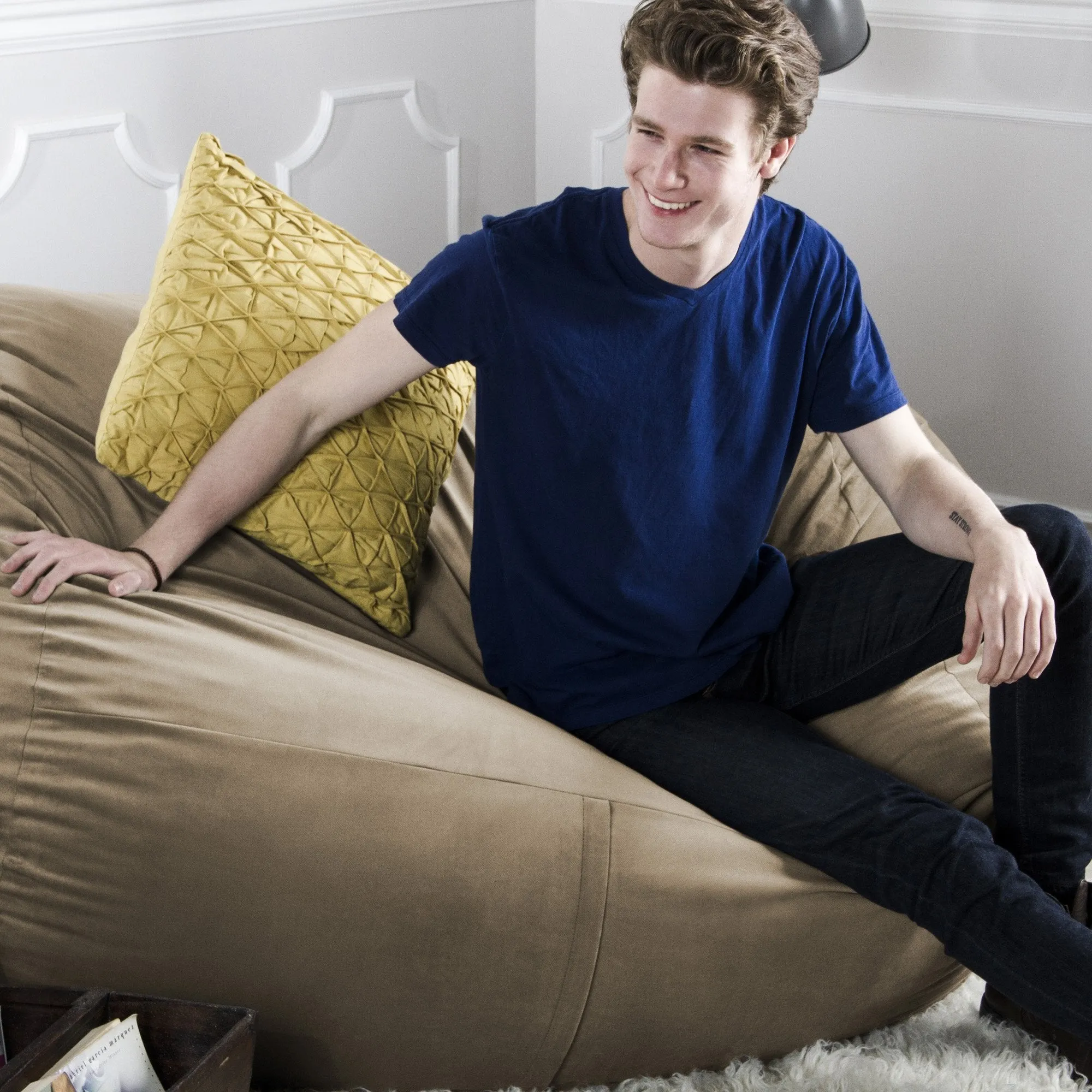 Jaxx 5.5' Loveseat Lounger Bean Bag