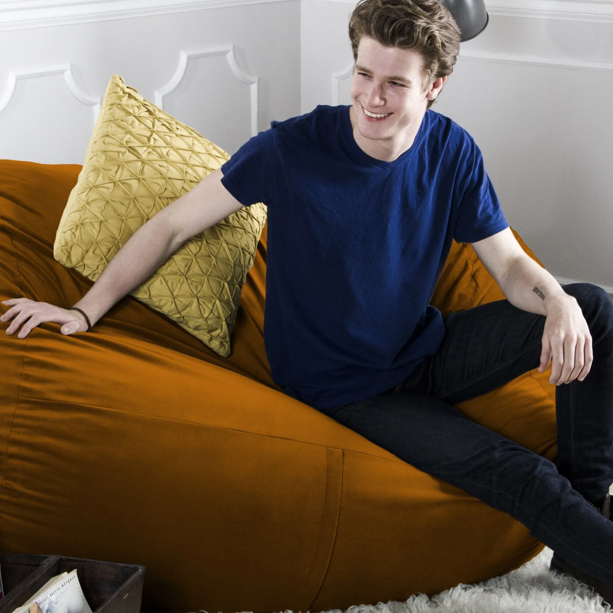 Jaxx 5.5' Loveseat Lounger Bean Bag