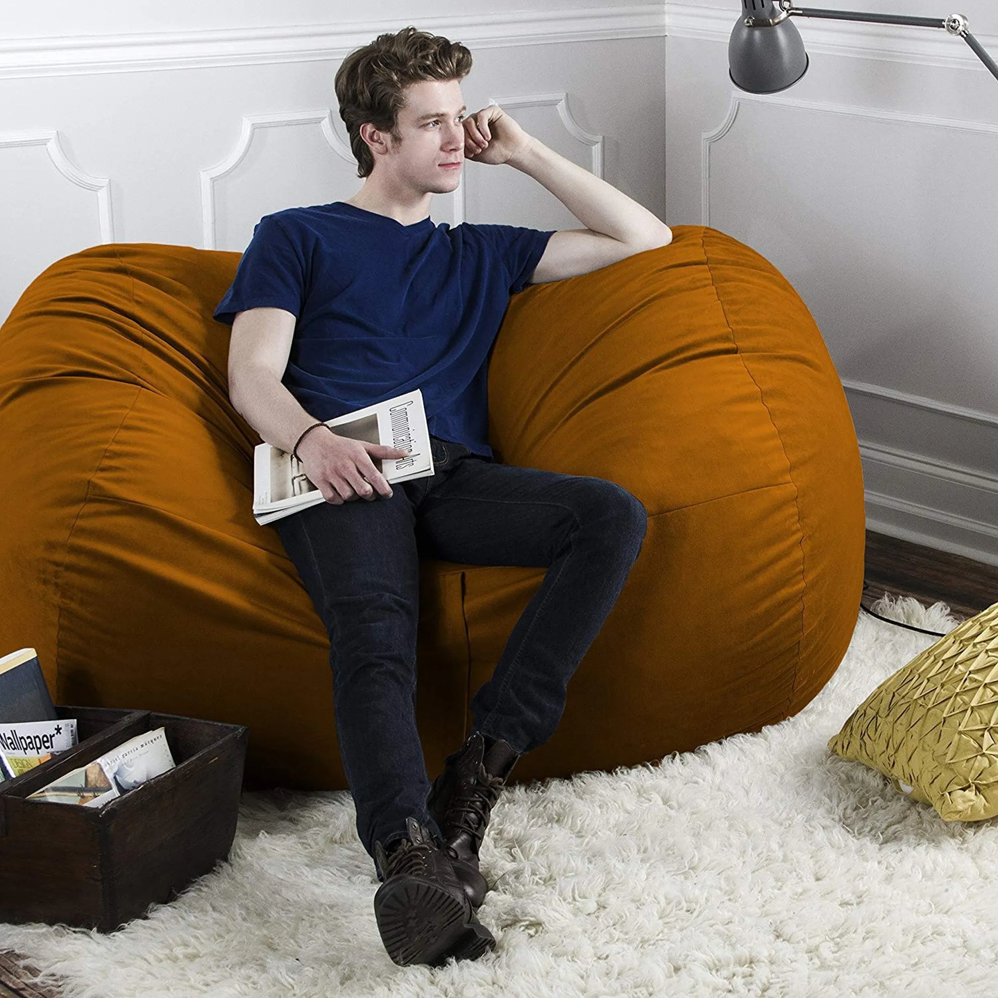 Jaxx 5.5' Loveseat Lounger Bean Bag