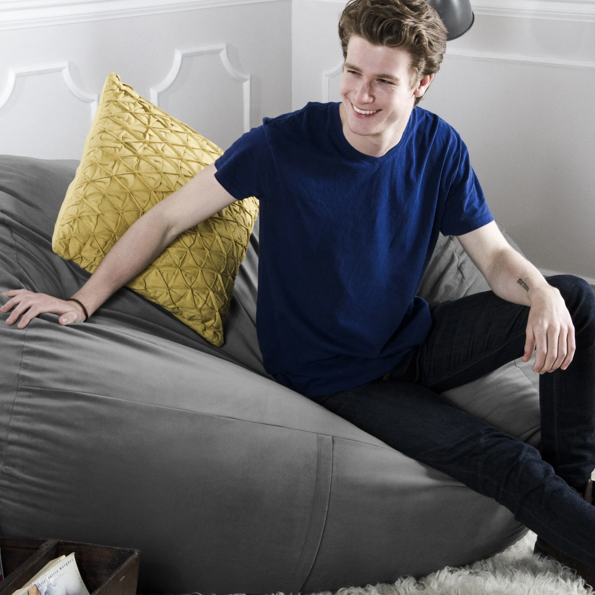 Jaxx 5.5' Loveseat Lounger Bean Bag
