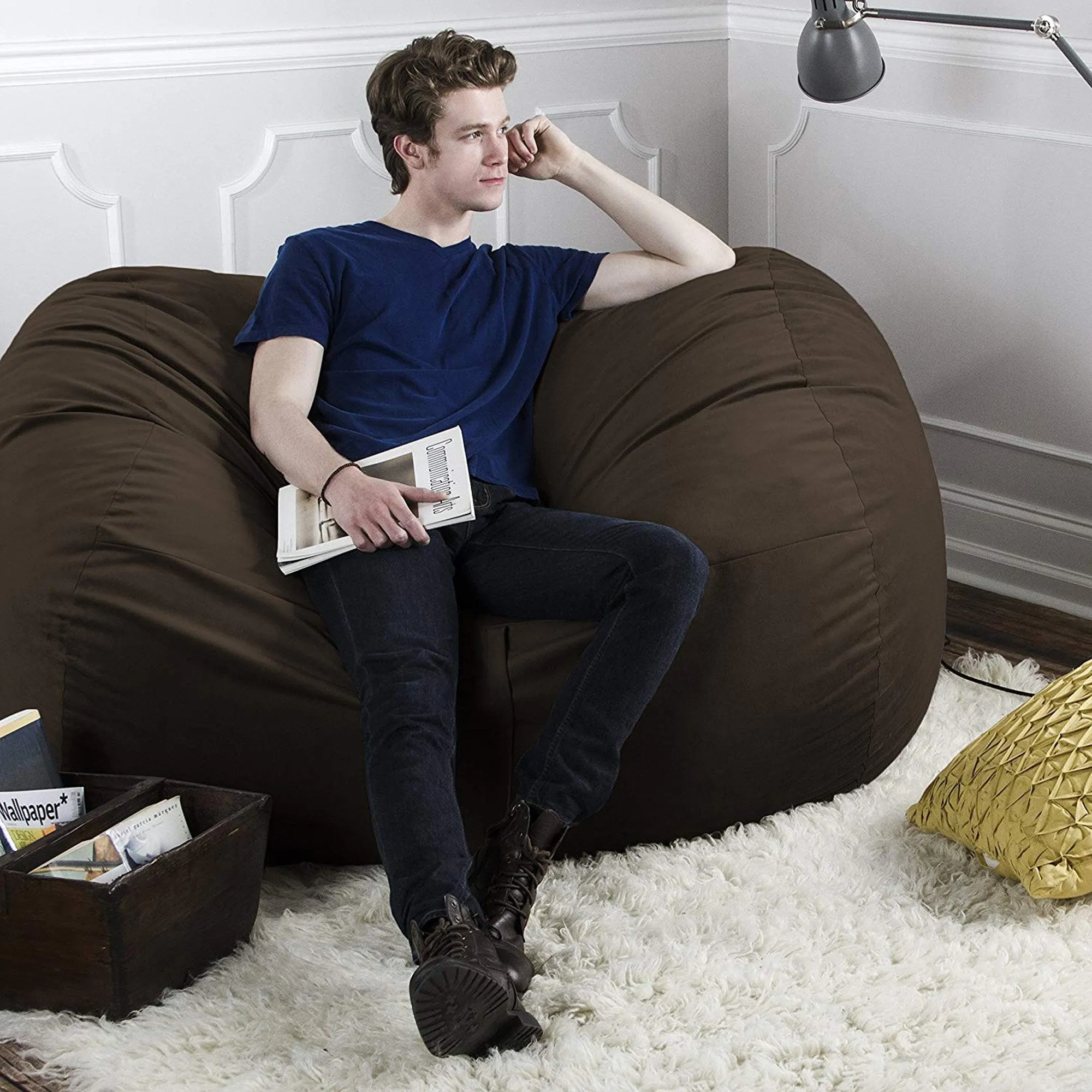 Jaxx 5.5' Loveseat Lounger Bean Bag