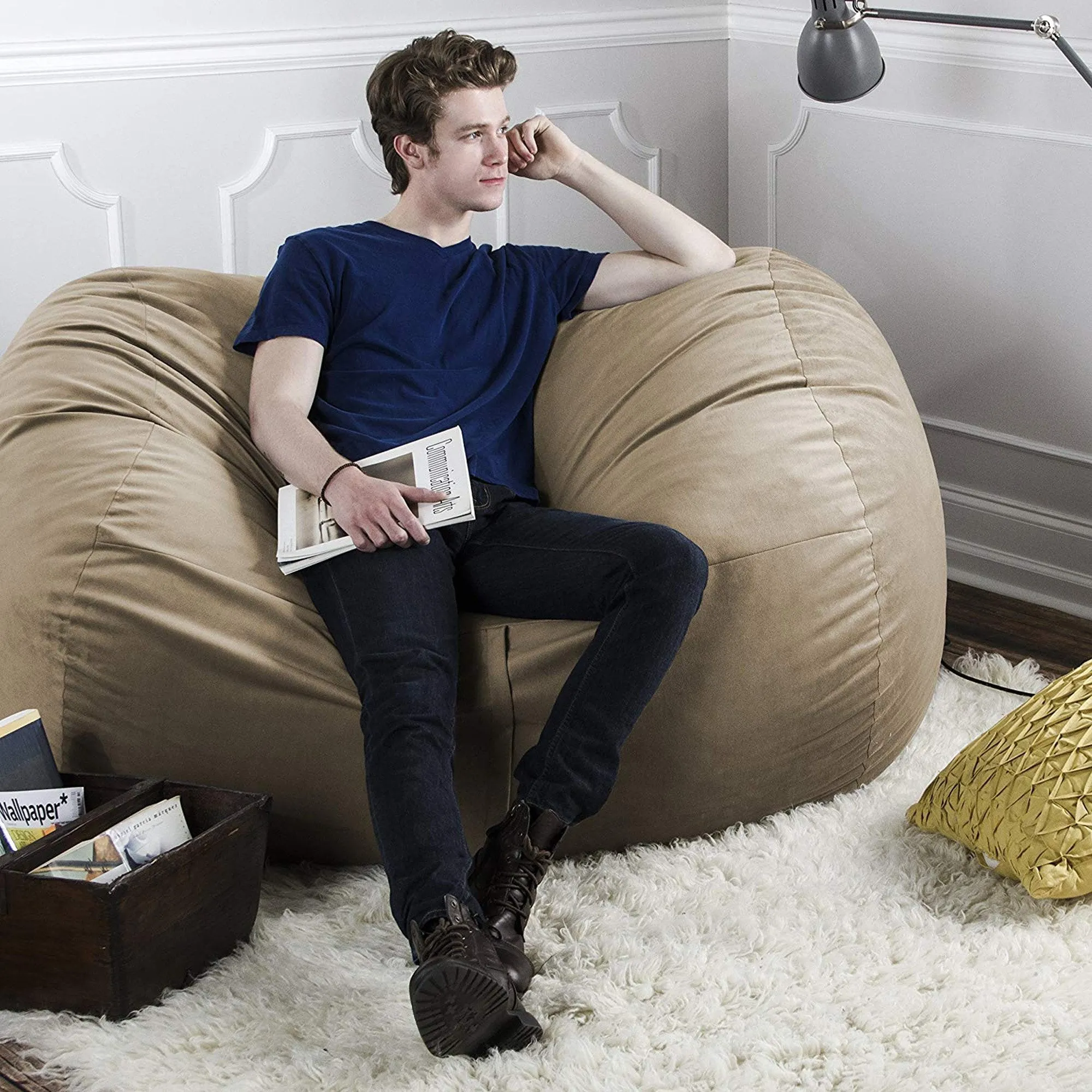 Jaxx 5.5' Loveseat Lounger Bean Bag