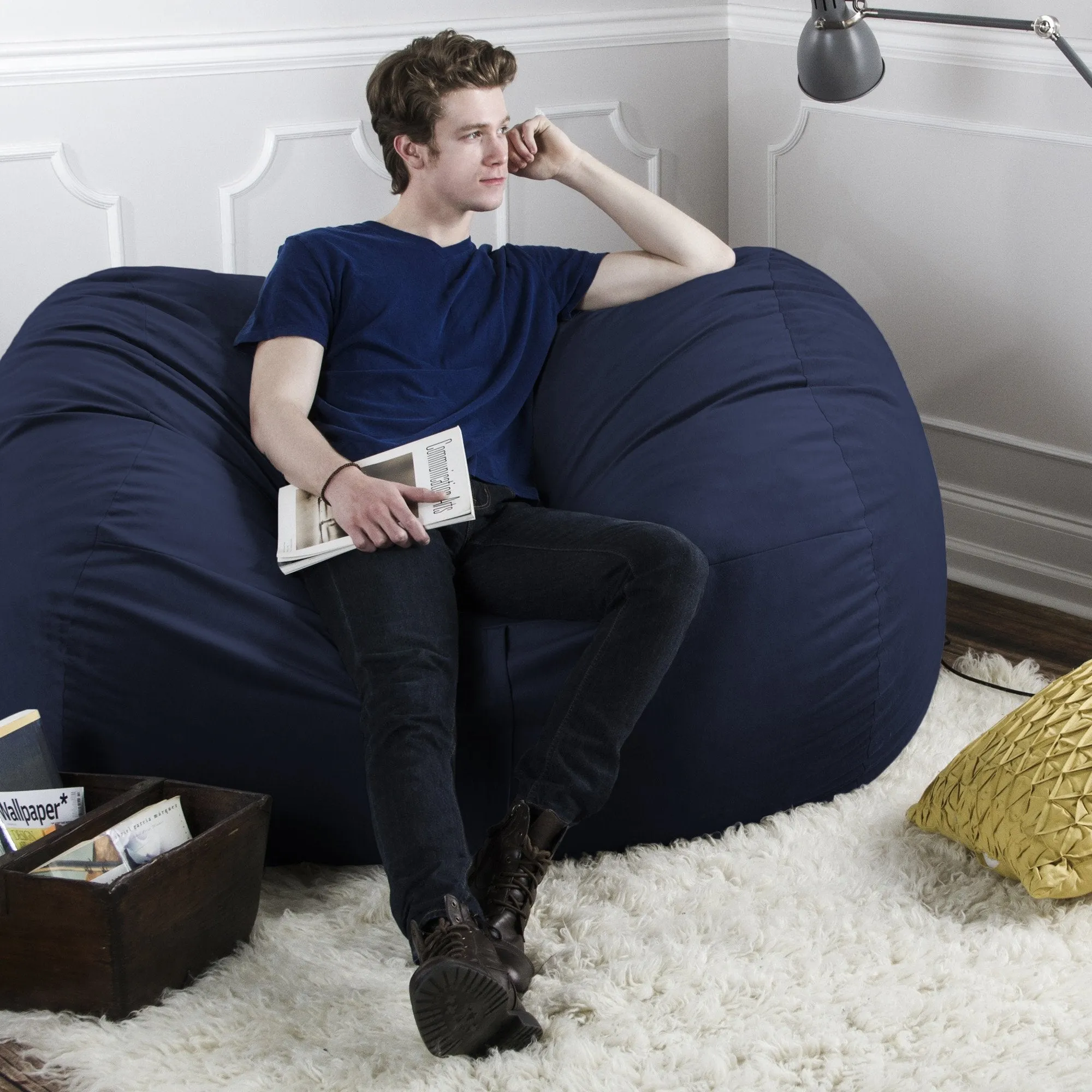 Jaxx 5.5' Loveseat Lounger Bean Bag