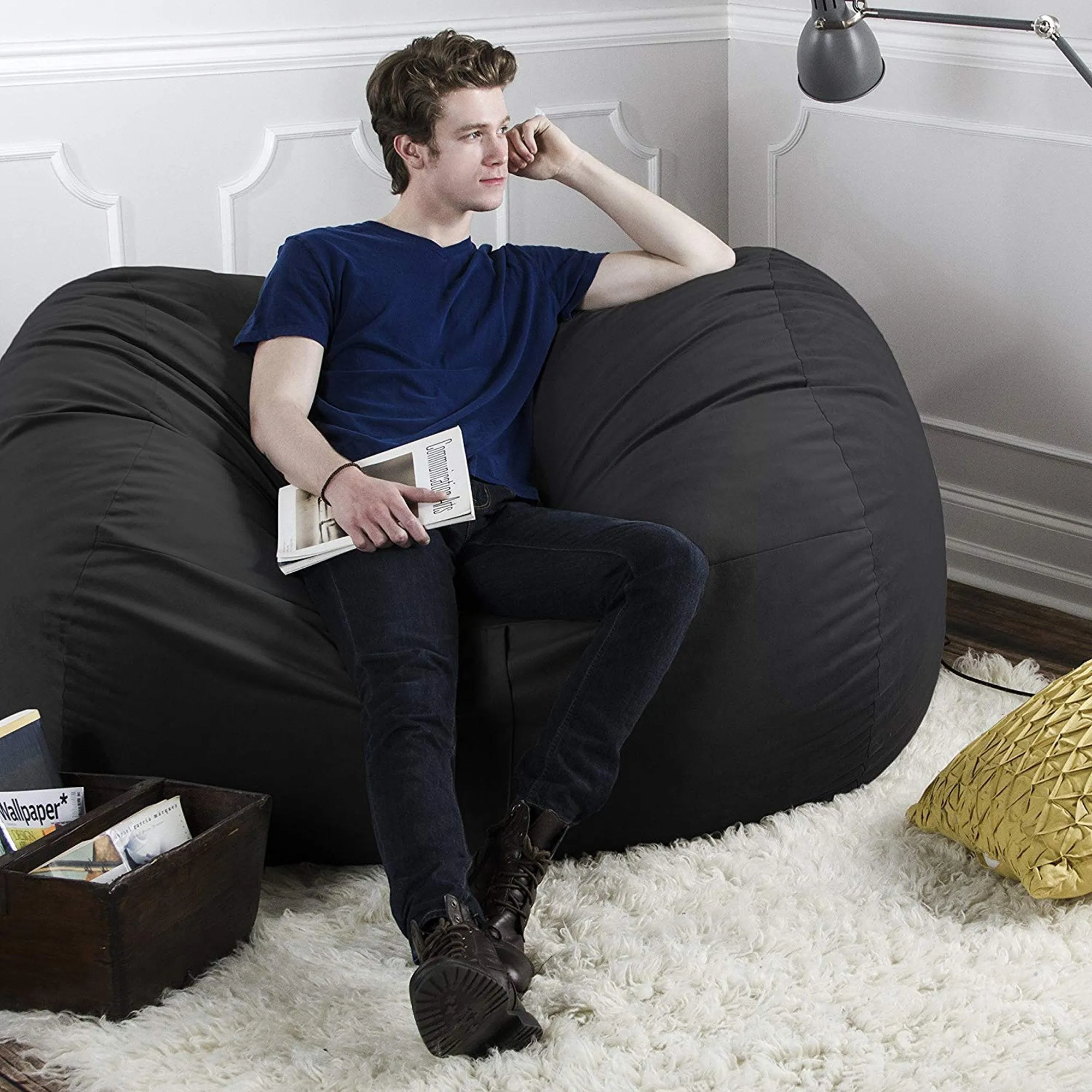 Jaxx 5.5' Loveseat Lounger Bean Bag