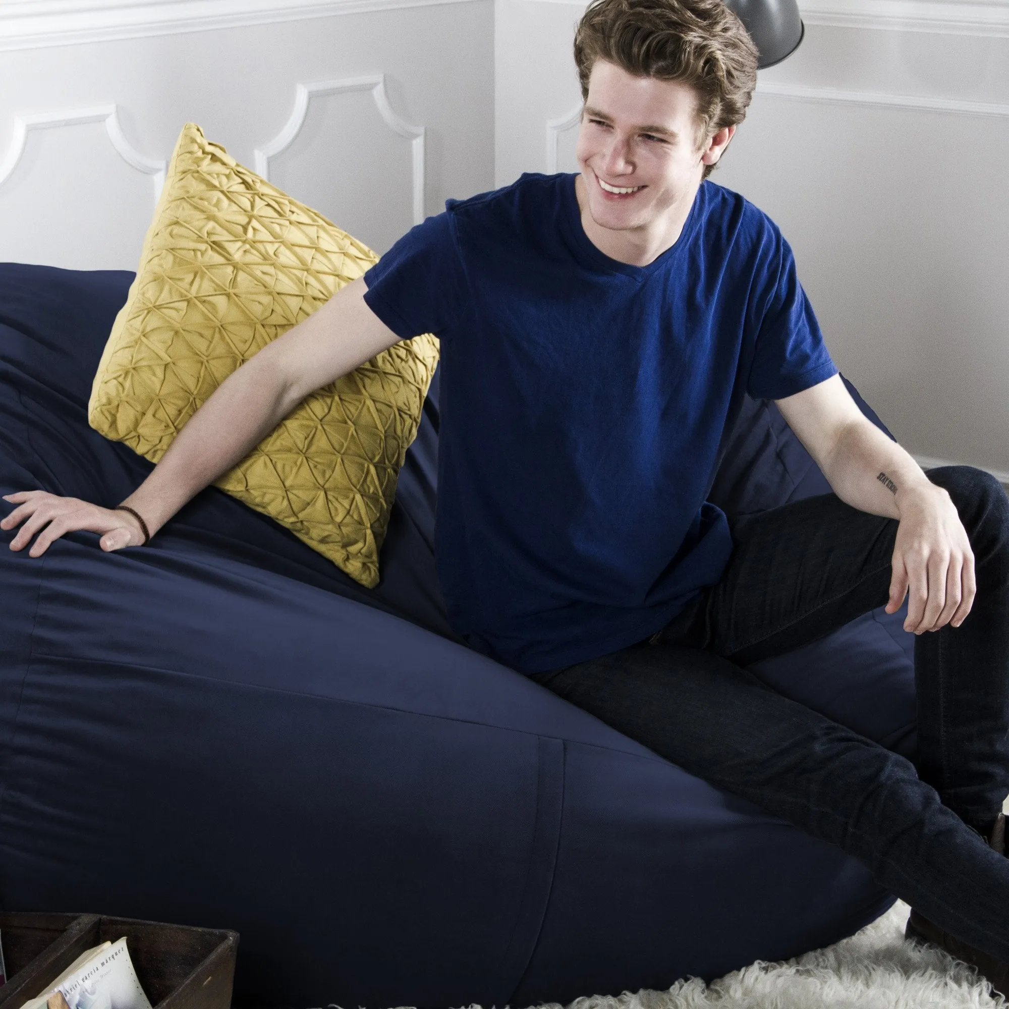 Jaxx 5.5' Loveseat Lounger Bean Bag