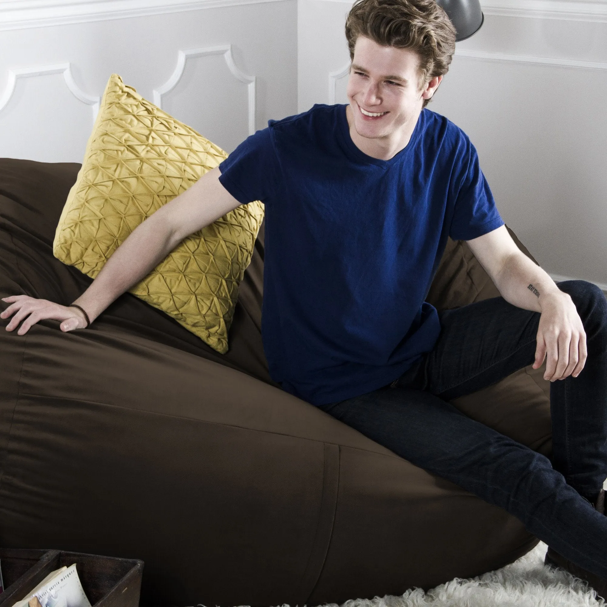Jaxx 5.5' Loveseat Lounger Bean Bag