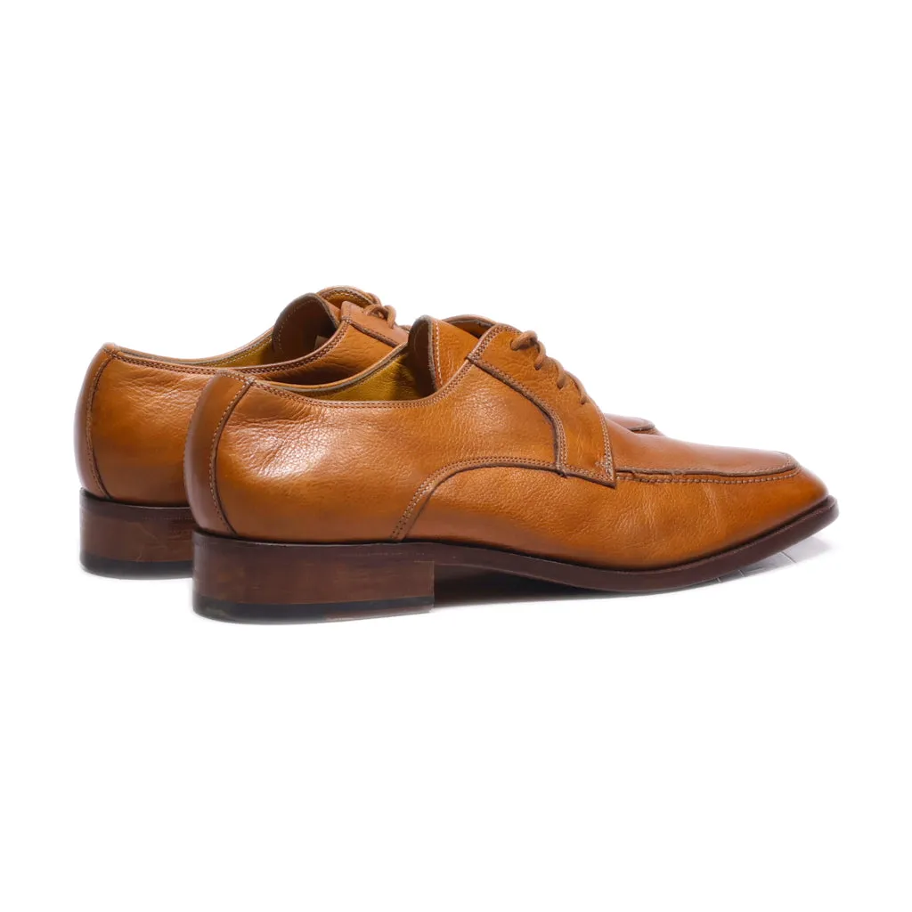 J.Bournazos Lace Ups Leather Brown Colour For Women