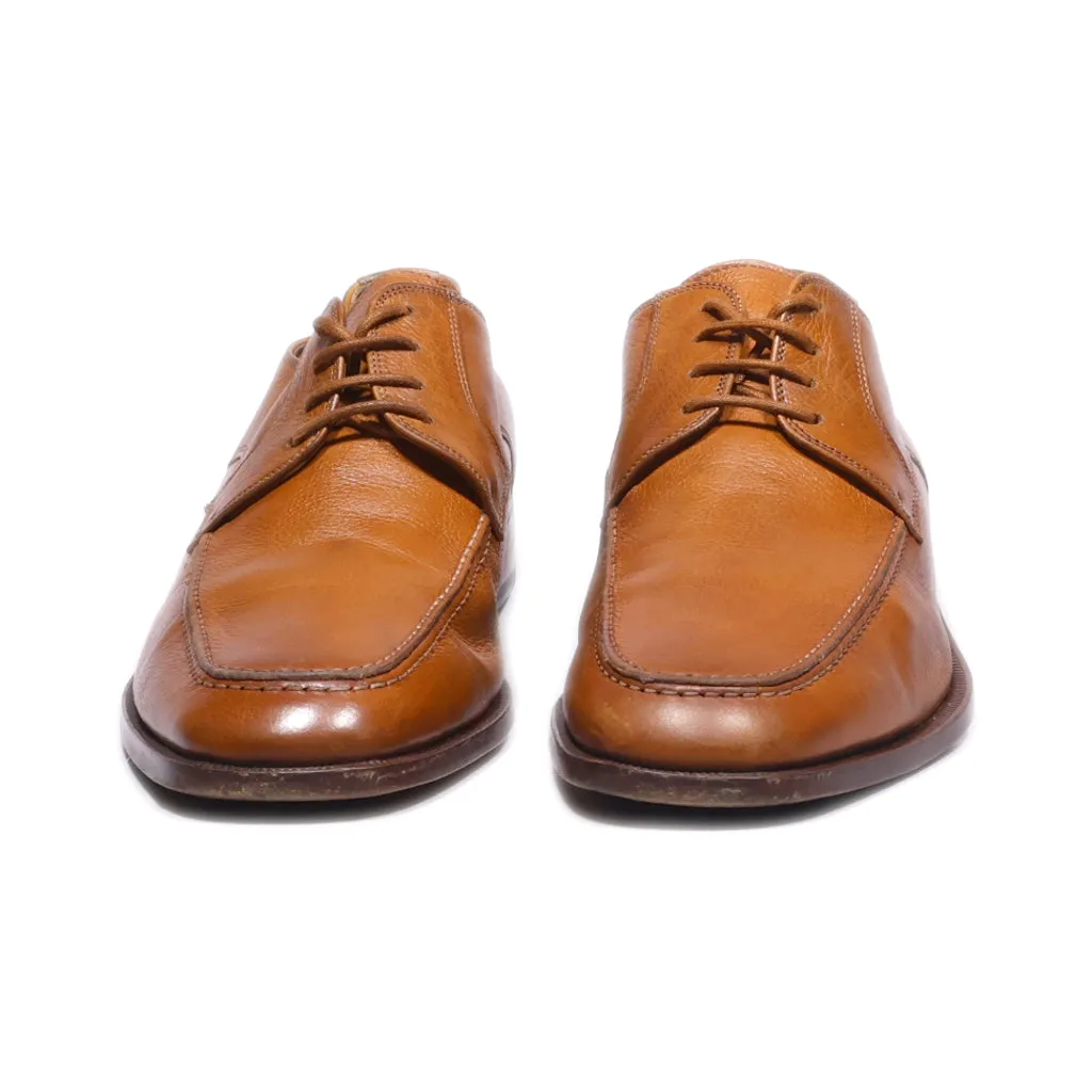 J.Bournazos Lace Ups Leather Brown Colour For Women